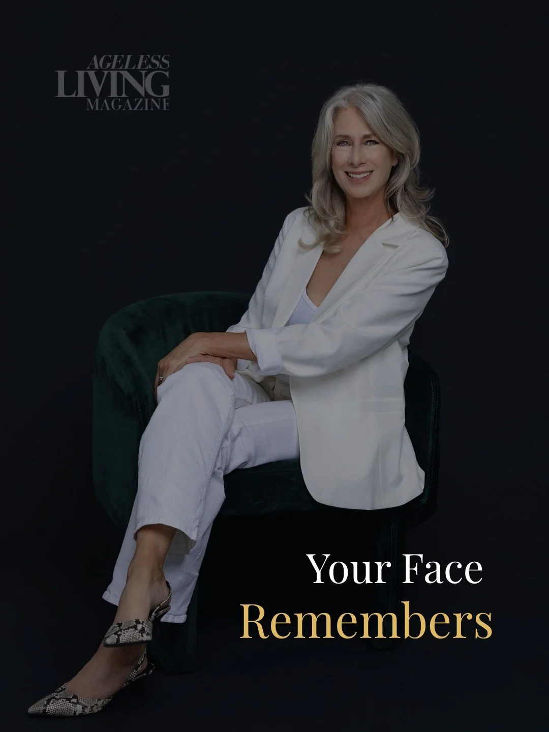 Your skincare routine may touch more than your skin.

Cathy Goldstein has spent decades exploring the connection between our emotional experiences, habitual expressions, physical well-being, and the face looking back at us.

Her philosophy asks a fas