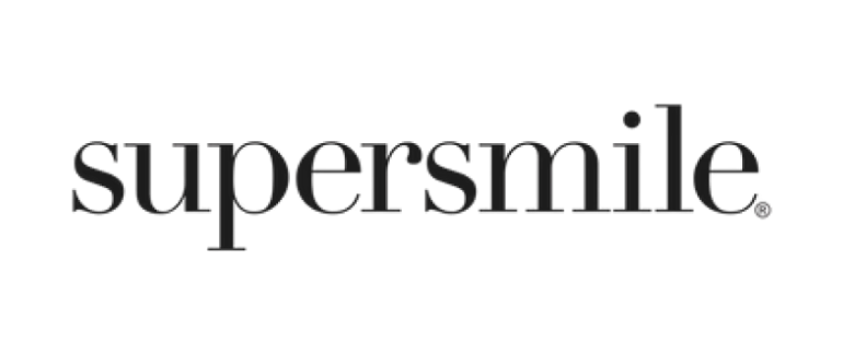The logo for supersmile, featuring the word 'supersmile' in black lowercase letters with a period at the end.