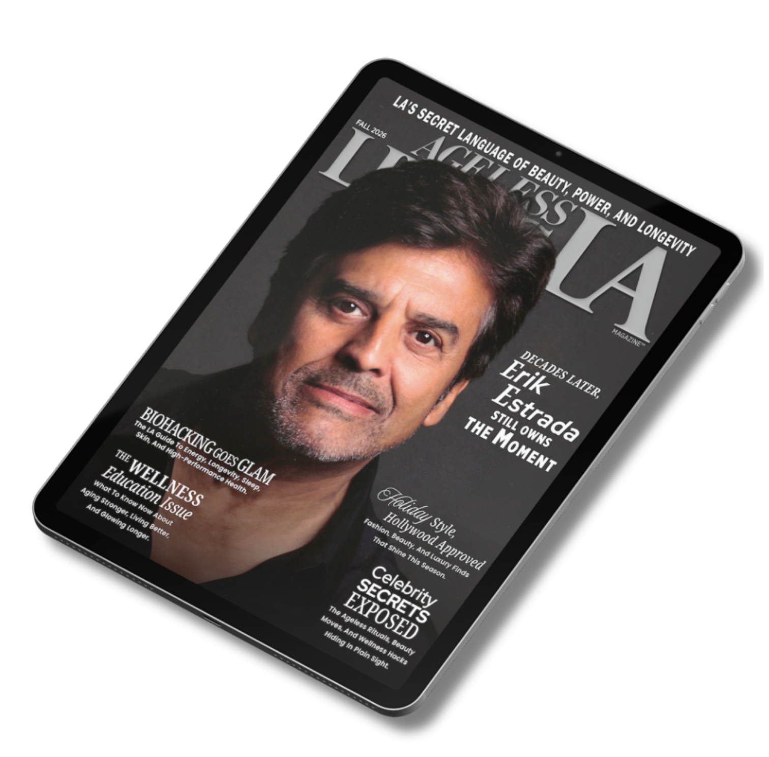 Ageless Living Los Angeles Fall 2026 digital edition featuring Erik Estrada