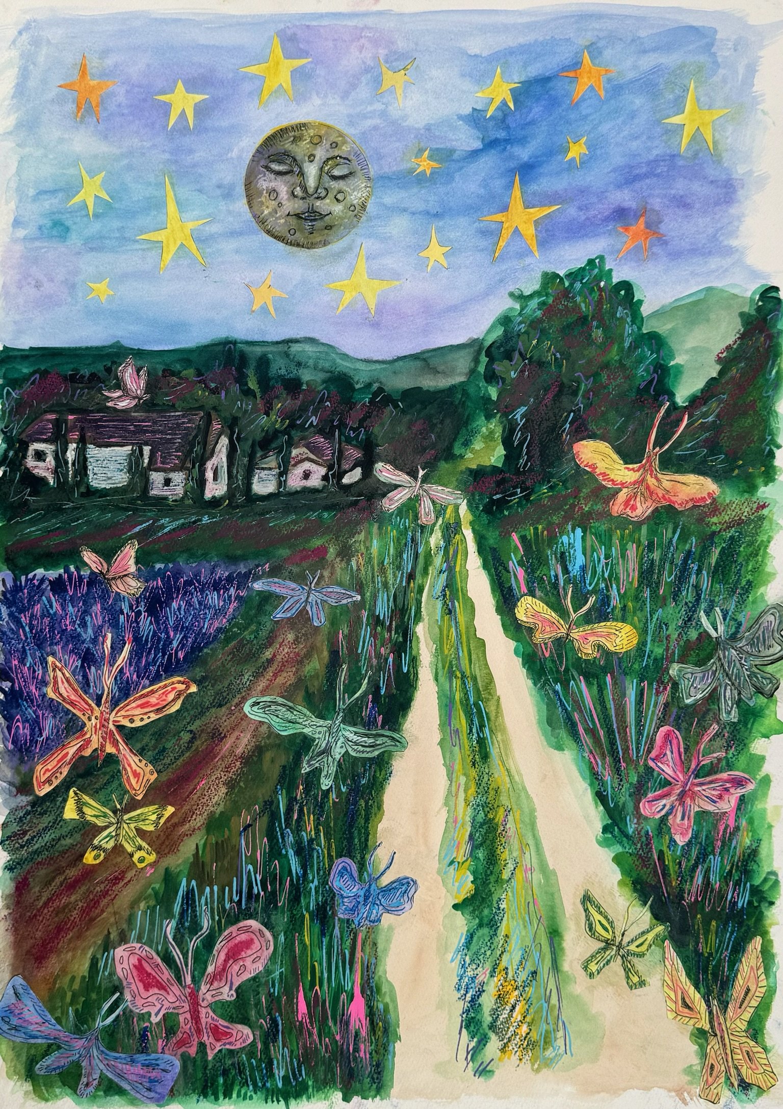 claire de lune print