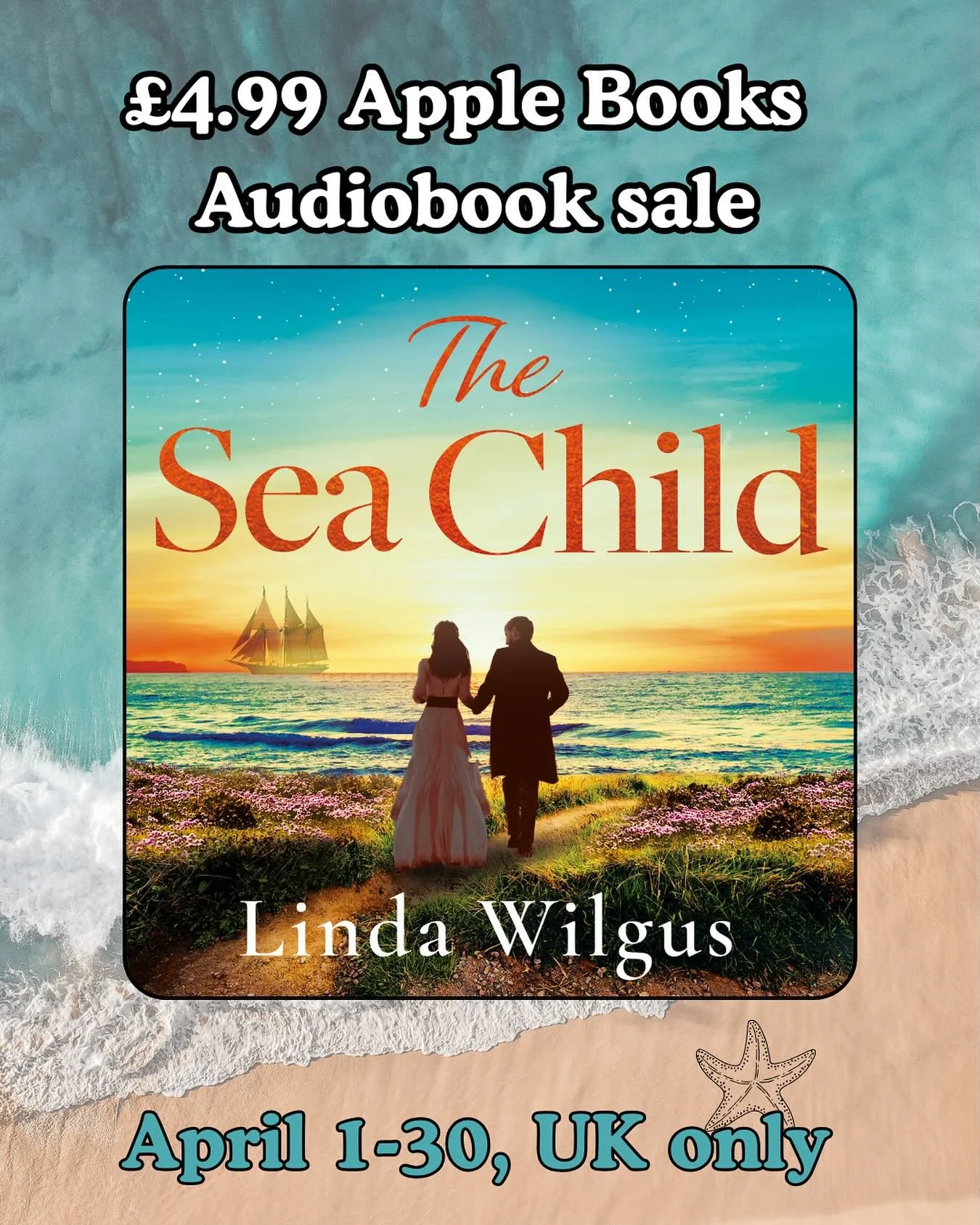 I'm so excited to get to share that the audiobook of THE SEA CHILD is on sale on Apple Books in the UK for &pound;4.99 in April! It's narrated by the brilliant Hannah Genesius who does an incredible job bringing Isabel's story to life 🩵 Incidentally