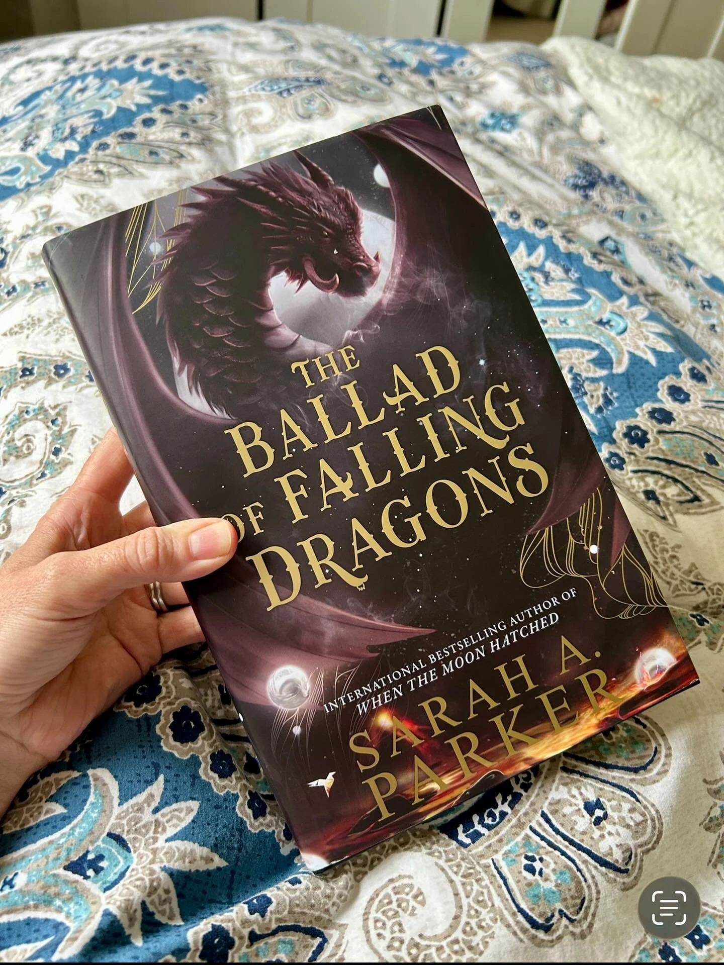 I have been a bit under the weather the past few days and so today after the necessary ferrying about of children and a little more work I have finally given in and gone to bed for a bit... with this 😍 I loved the first book in this trilogy which pr