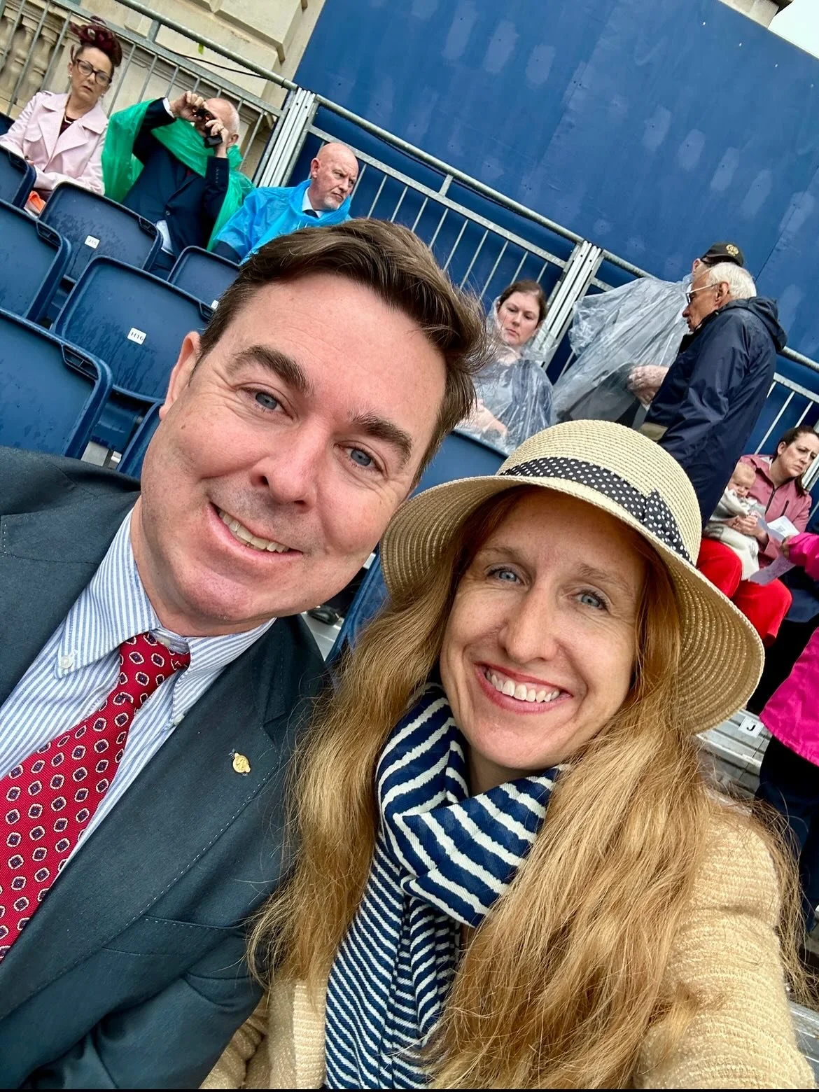 We have not had so much summer (or rather late spring) rain fall on us in years as at trooping the colour, the colonel's review in London yesterday! Pics mostly taken when the sun came out but by the end of it we were all drenched, it was like standi