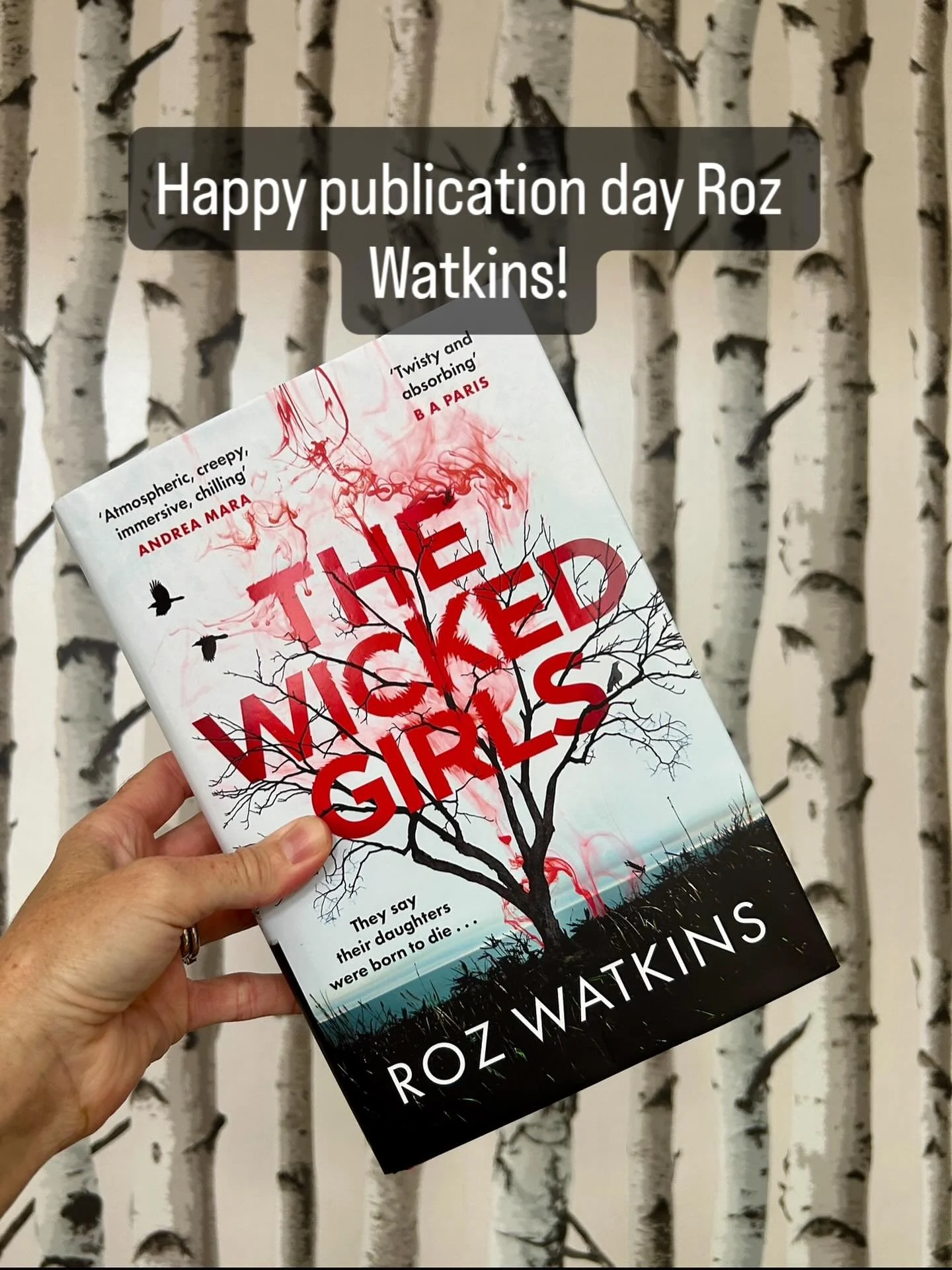 I can't wait to get started on The Wicked Girls! Happy publication day @roz.watkins 🩵 Look at that cover 😍😍 My tbr pile is huge but I had to get this the moment I saw it!
#bookstagram