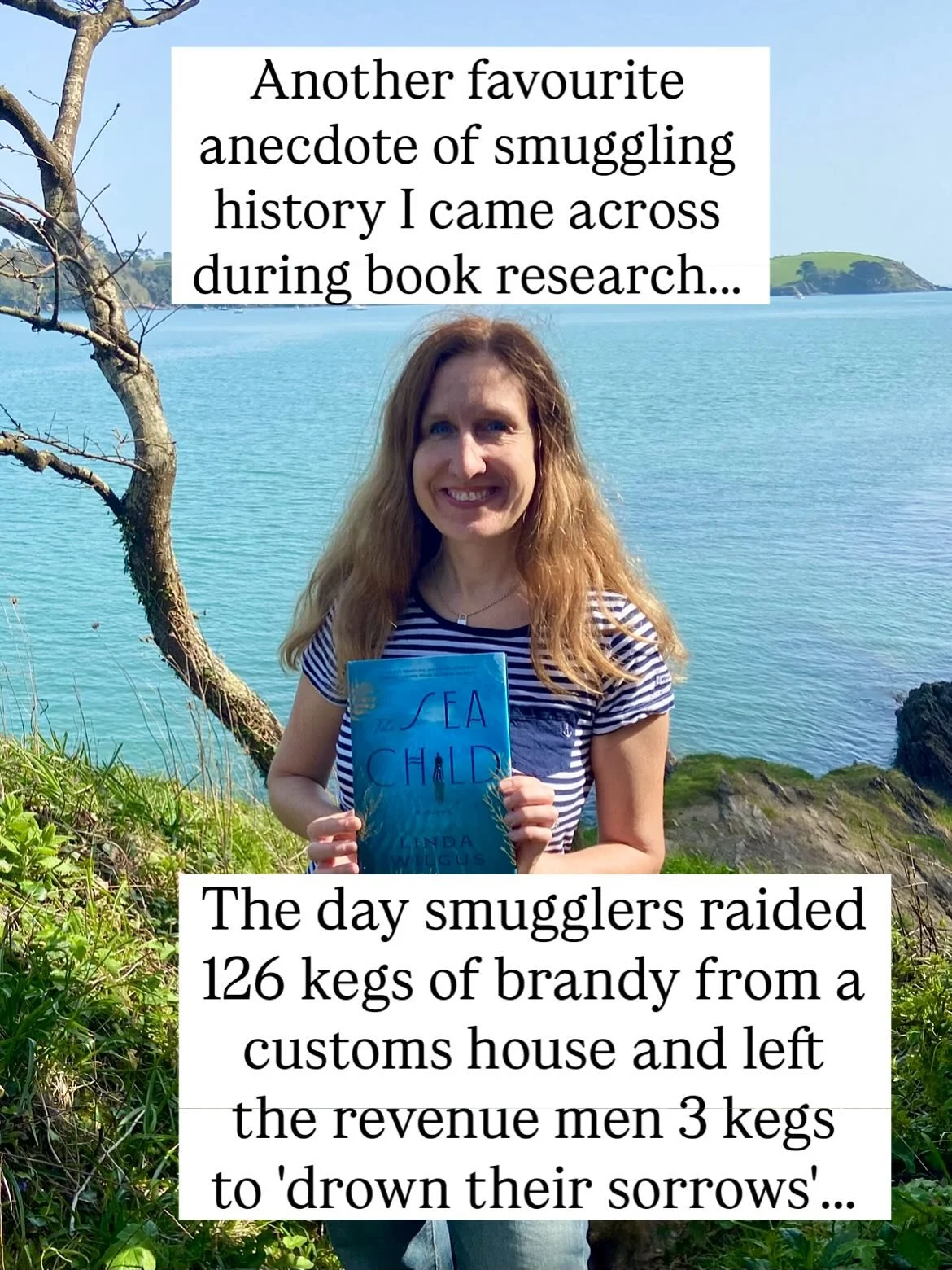 Another favourite anecdote of smuggling history I came across during book research... The day 30 smugglers raided 126 kegs of brandy from a customs house and left the revenue men 3 kegs to 'drown their sorrows'.
My debut novel is set in Helford in 18