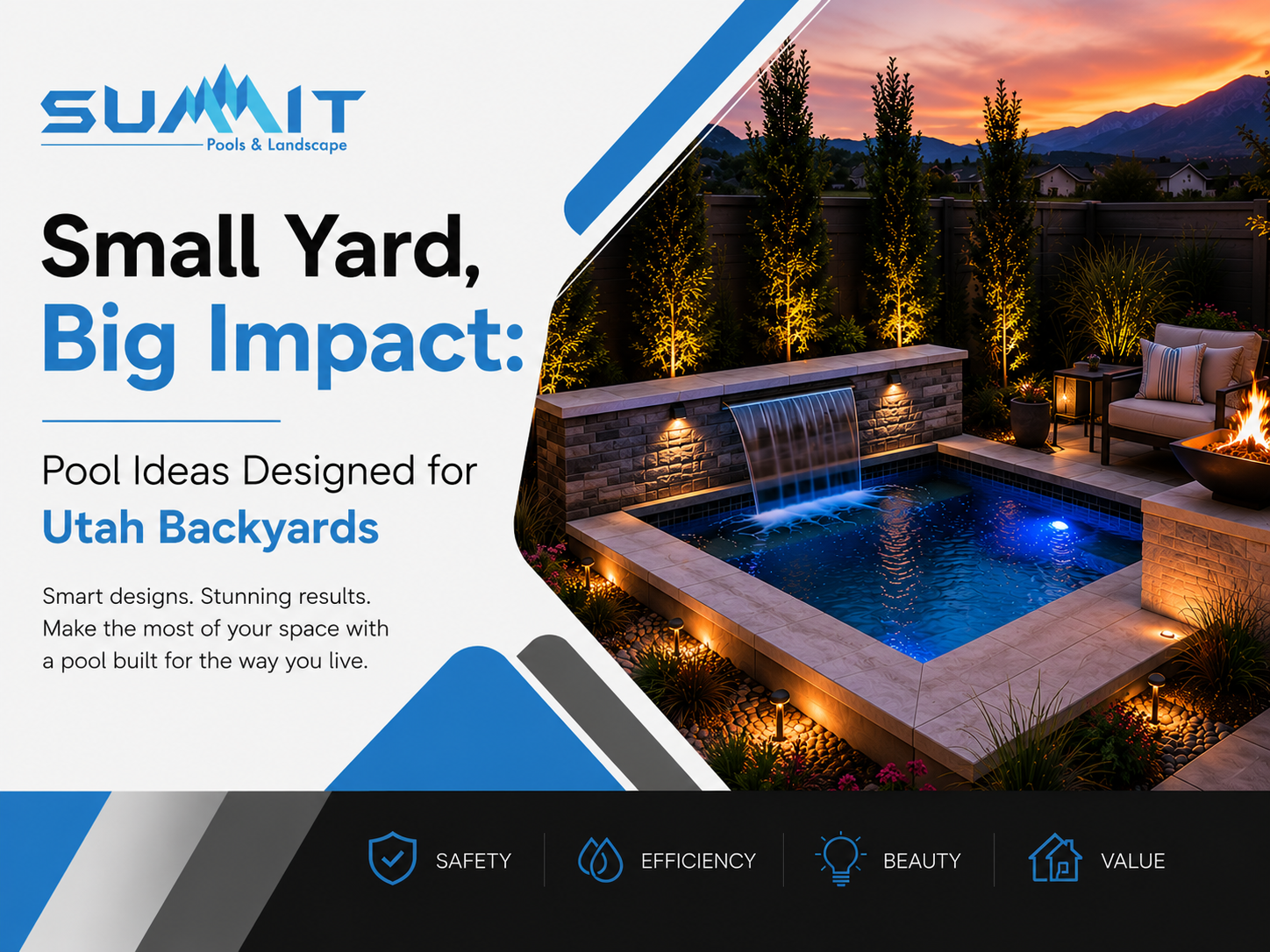 Small Yard, Big Impact: Pool Ideas Designed for Utah Backyards