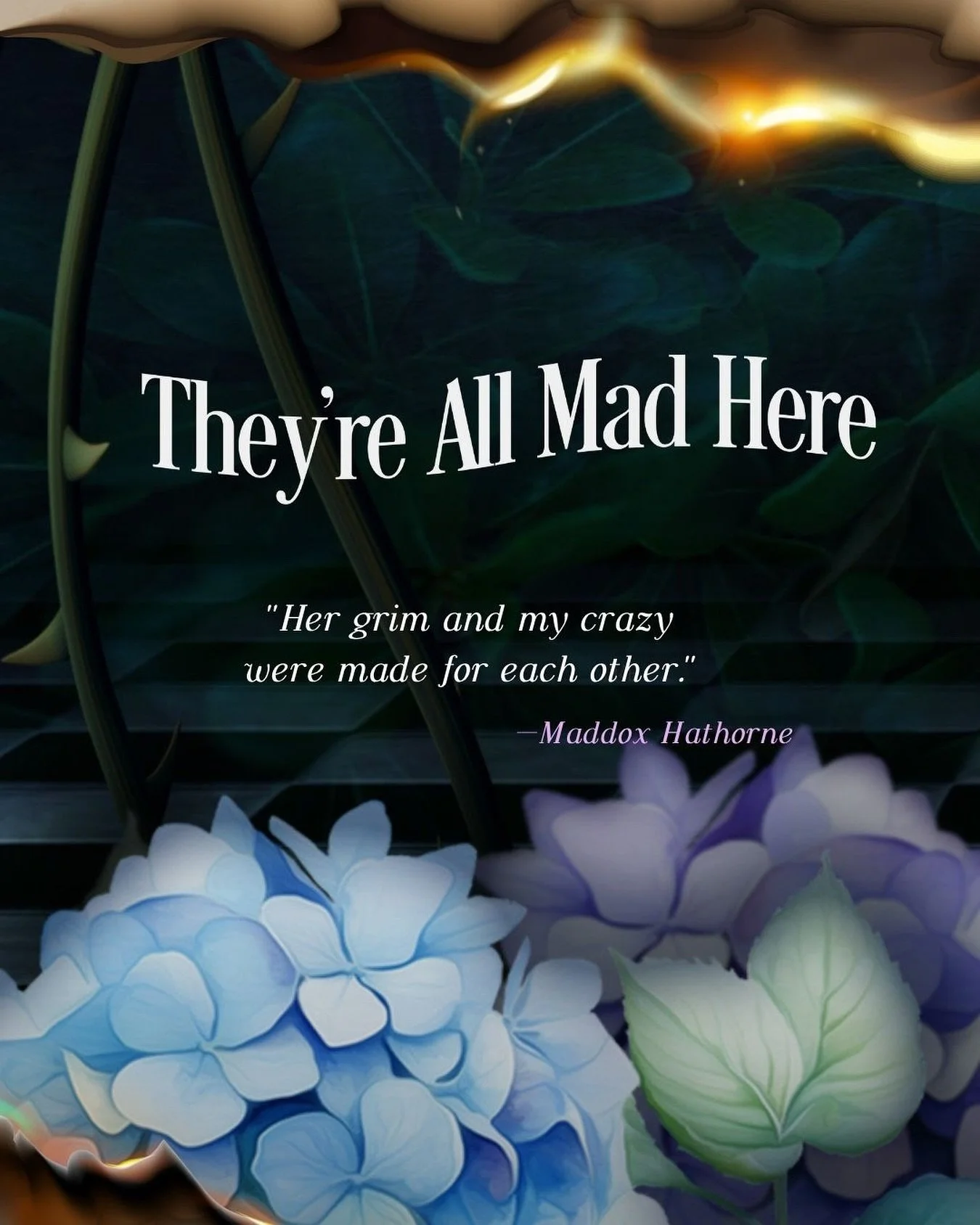 &hearts;️CRY MADNESS &spades;️

&spades; Modernized retelling
&hearts; Friends-to-lovers
&spades; He falls first/he falls harder
&hearts; Fairy tale-ish small town

MADDOX:
🎩 Morally Gray MMC
🎩 Pierced 🍆
🎩 St@lker Vibes

ALICE:
&hearts; Grumpy-is