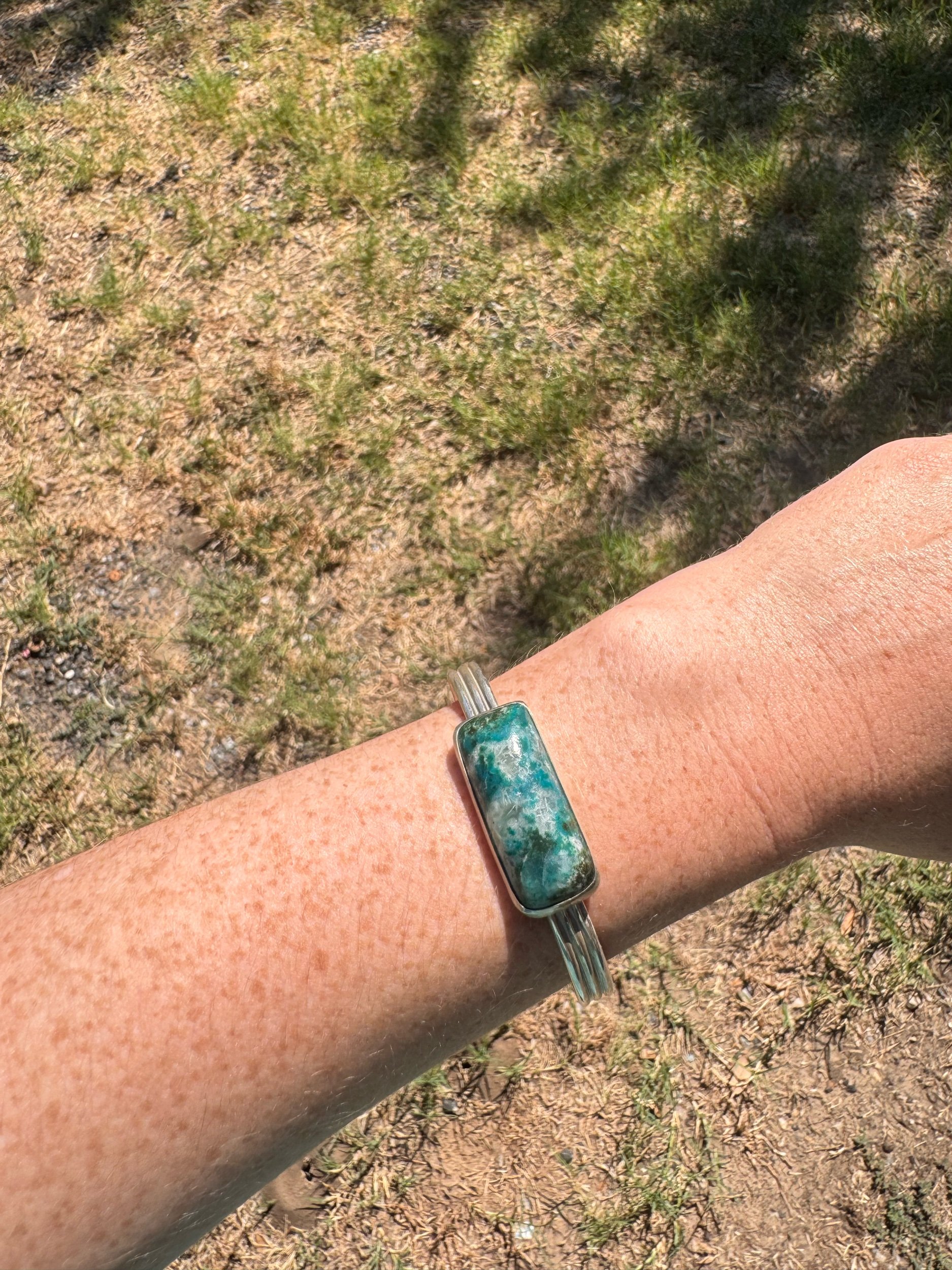 Triple Teal Cuff