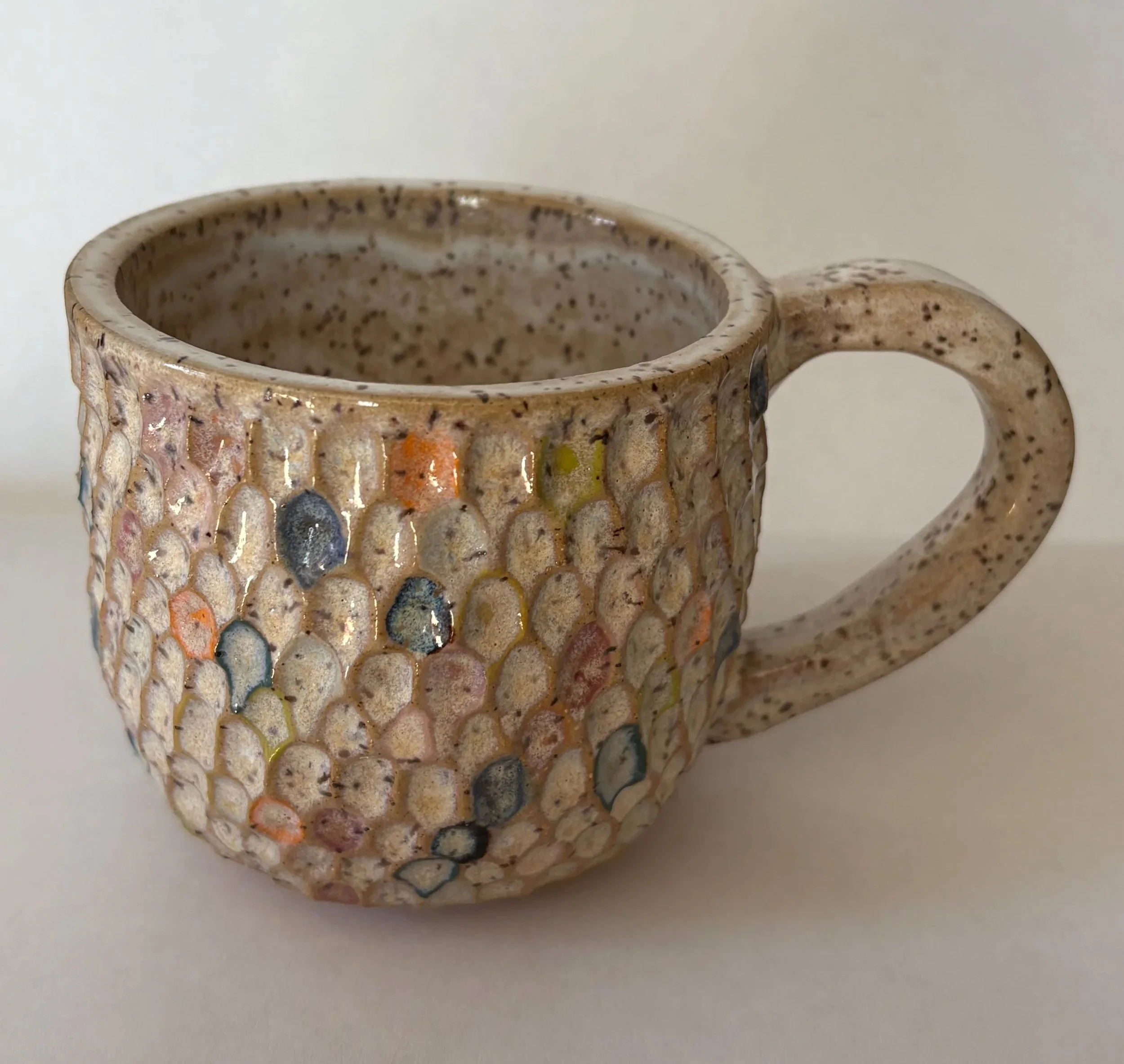 SOLD Stained Glass Mug