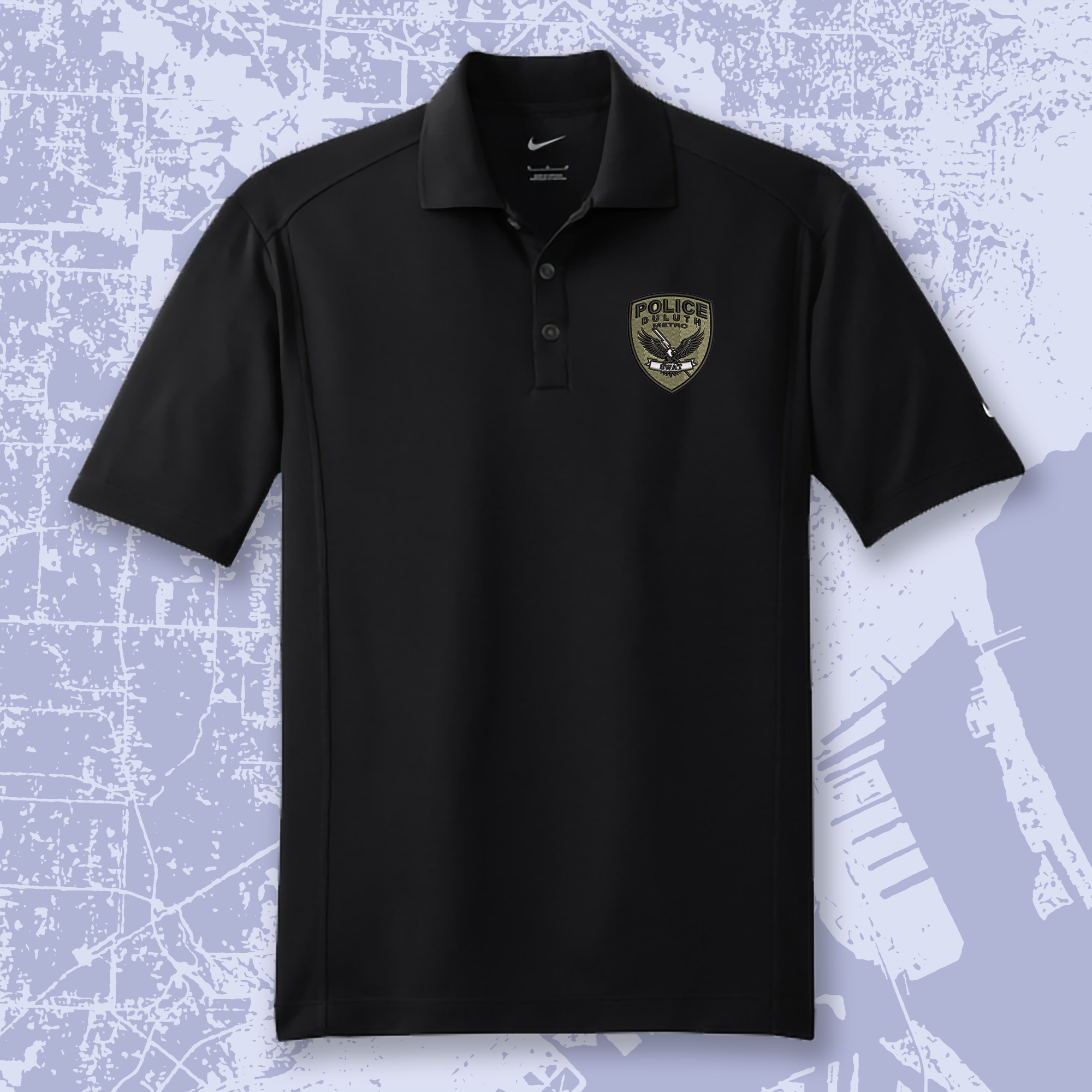 Nike Dri-FIT Polo with Duluth SWAT Embroidered Logo
