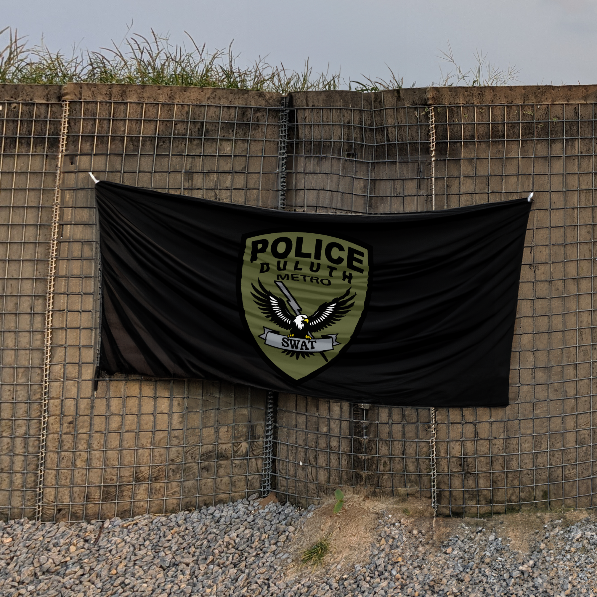 Nylon Flag 2ft x 3ft - Duluth SWAT