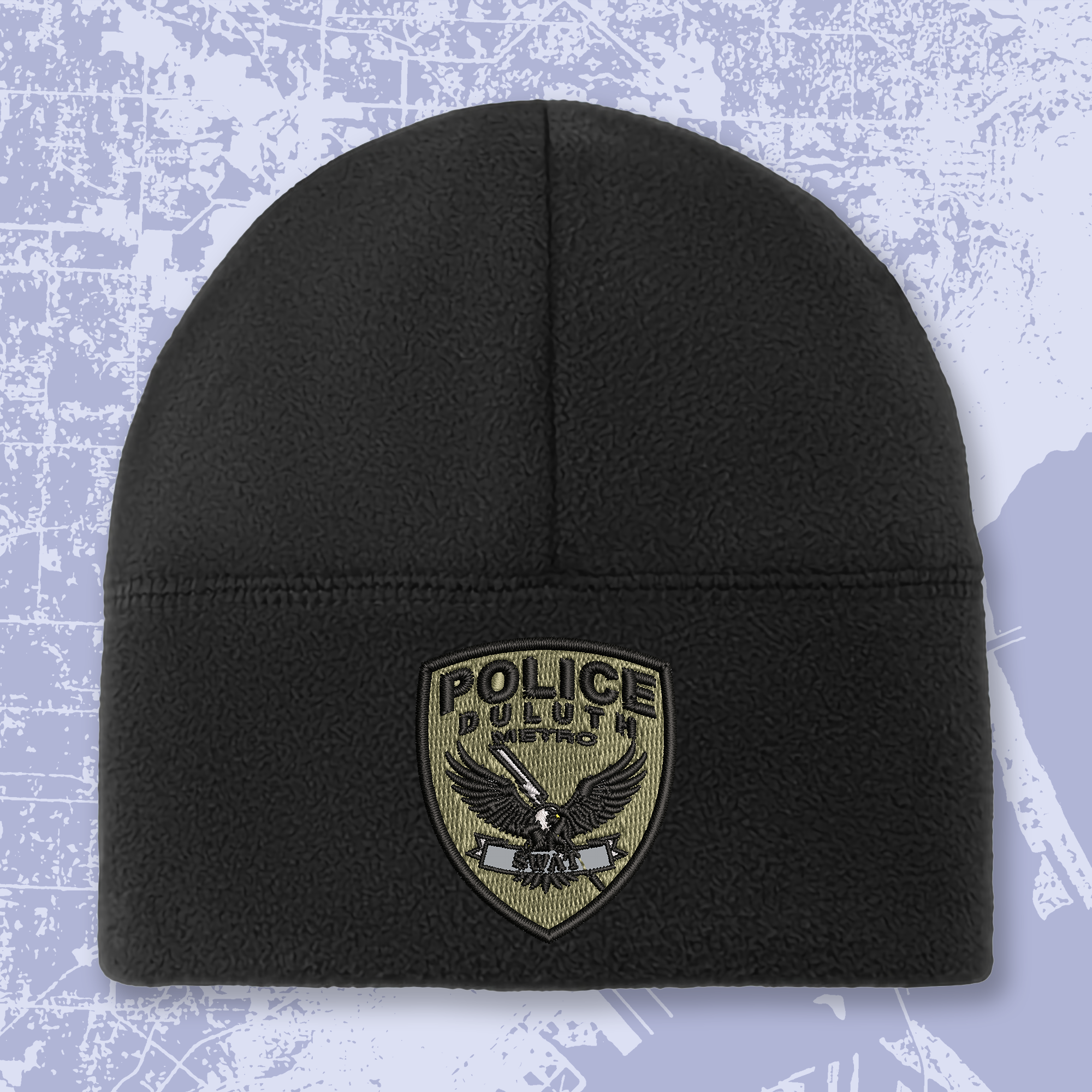Embroidered Winter Beanie- Duluth SWAT
