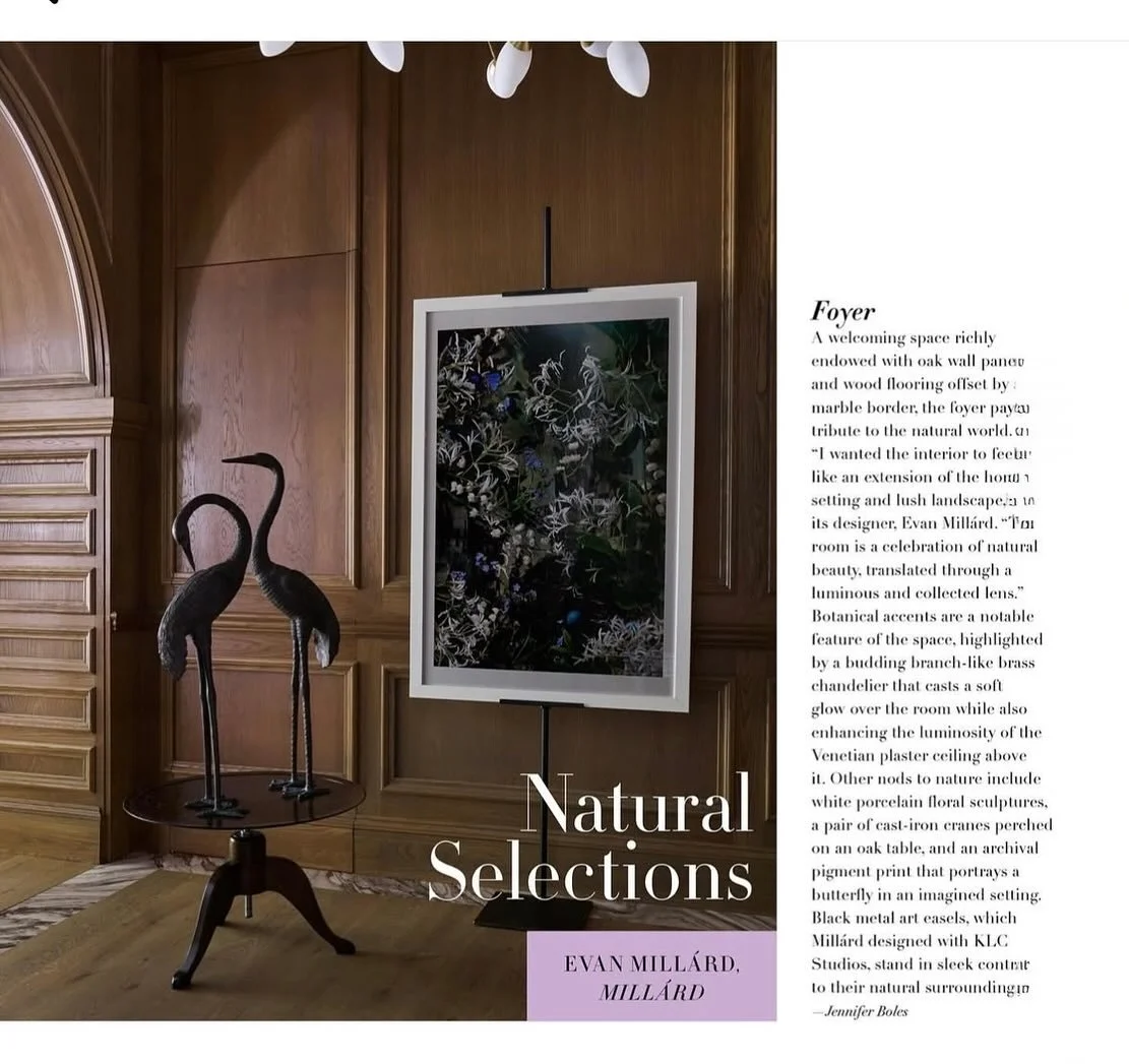 Thank you, @EvanDMillard 
I&rsquo;m honored that you selected my photograph A Blue Streak for your beautiful foyer design featured in Atlanta Homes &amp; Lifestyles magazine.