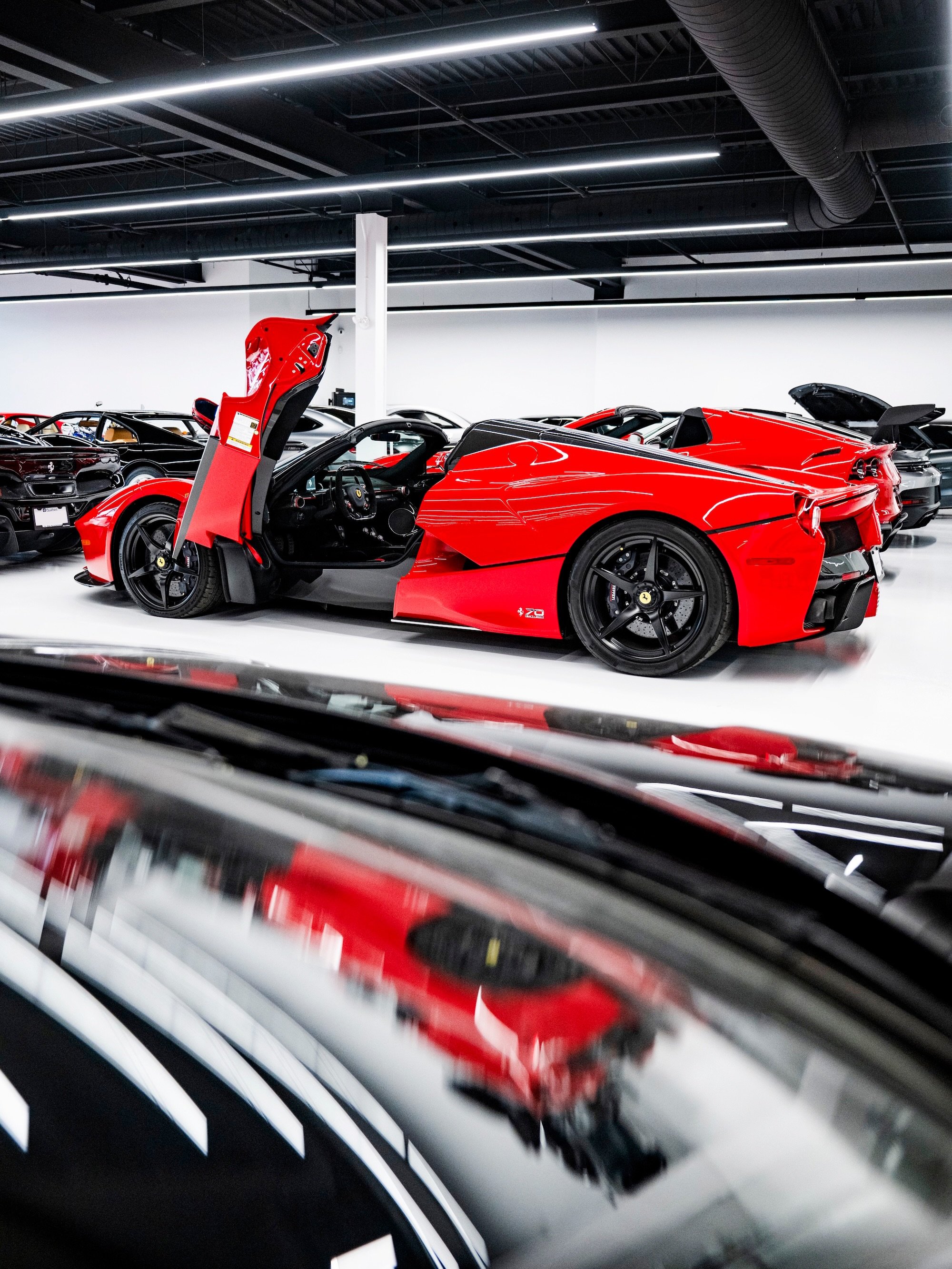 The legendary LaFerrari Aperta. I had the opportunity to visit the team at @motorcarlease earlier this month and take a few shots of this icon in their Montreal showroom. I tried to focus on and capture some of the unique details that make this car s
