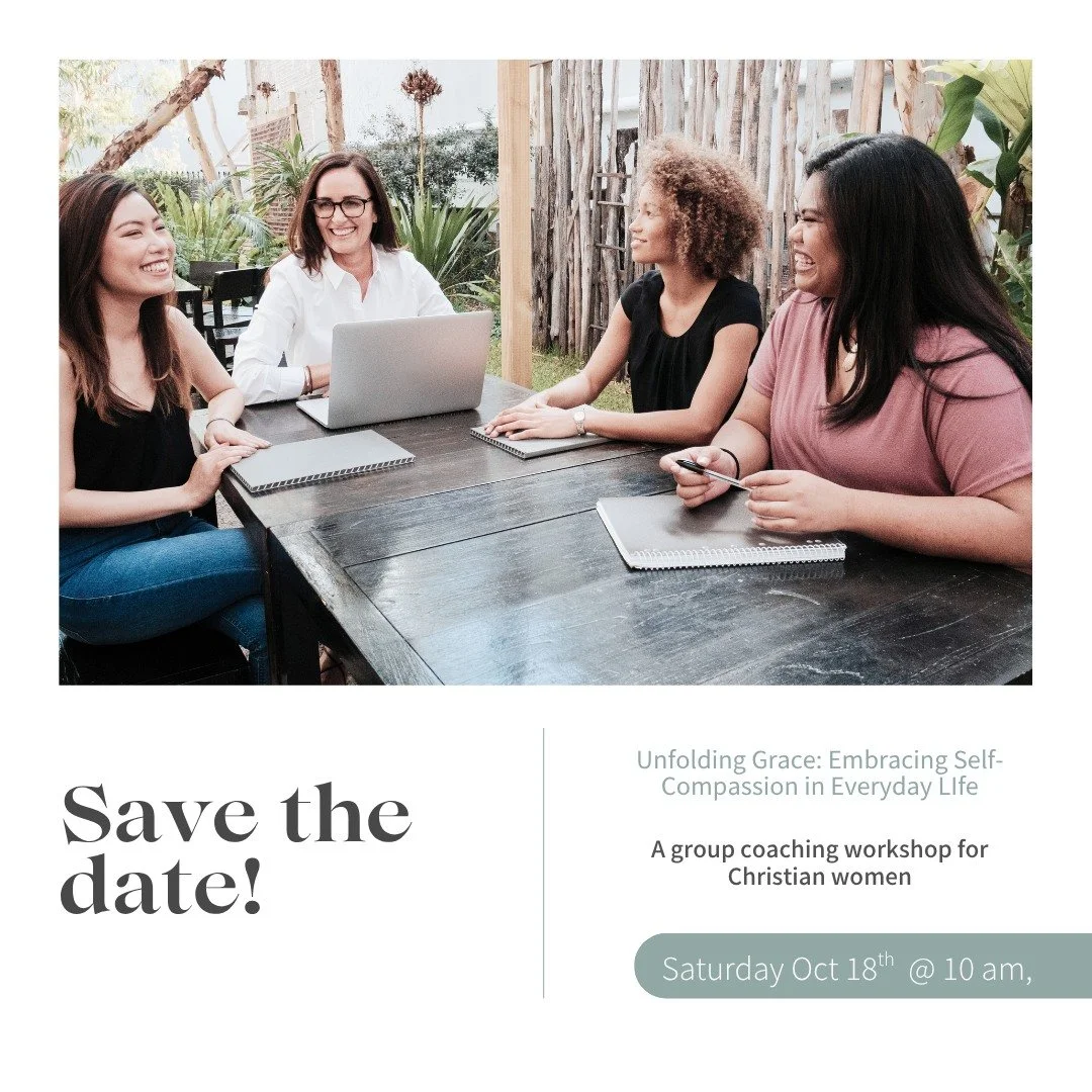 Anyone else feel like we need more grace for ourselves and others? If you're feeling a need for more grace-filled moments. More grace-filled conversations. More grace-filled relationships, especially with yourself. Then, this workshop is for you! 

O