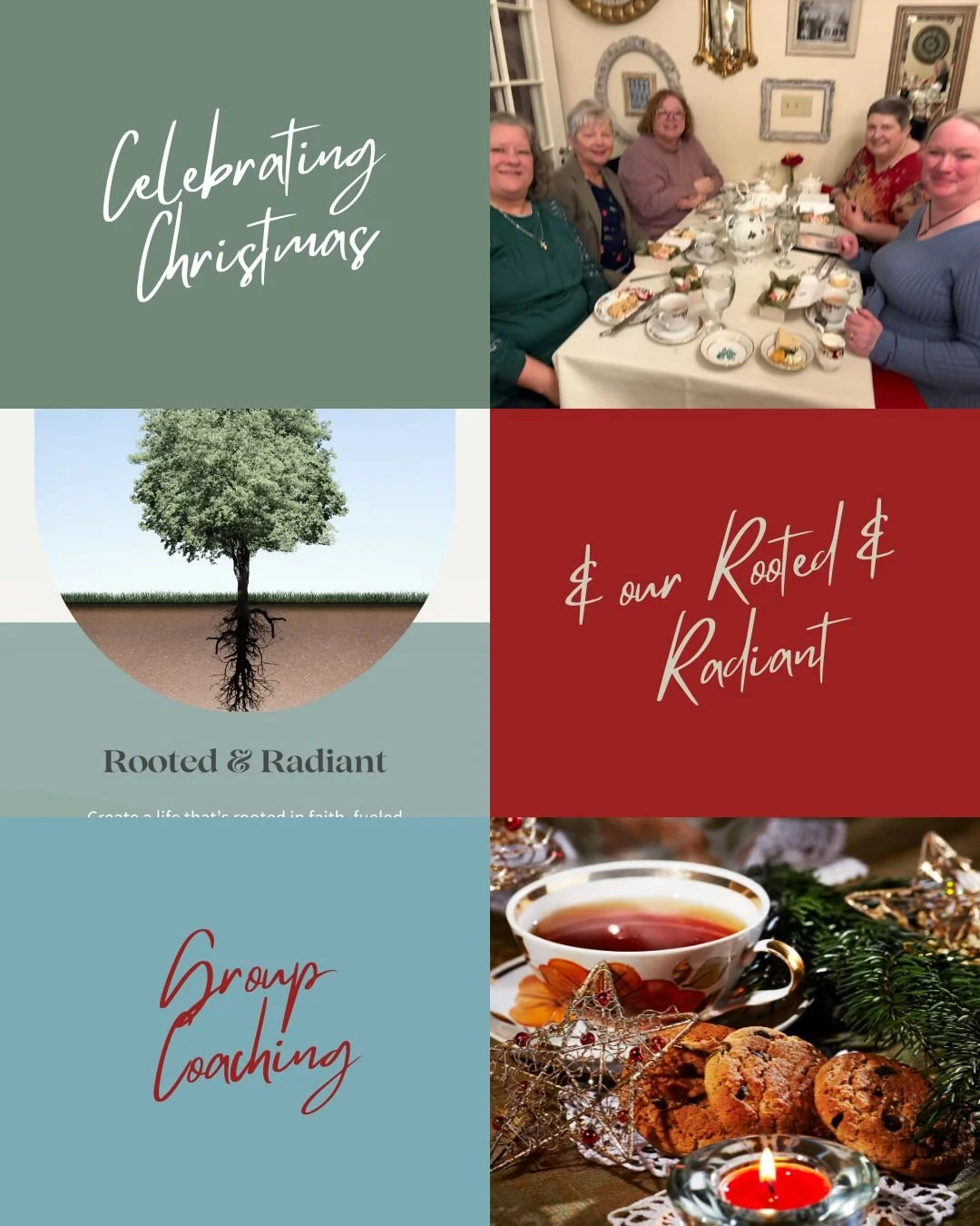 Rooted. Radiant. And ready for what's next. 

Last week we wrapped up Rooted &amp; Radiant in the best way possible. Christmas tea in hand, hearts full, and stories of growth that deserve to be celebrated. 

This was a season slowing down. Listening 