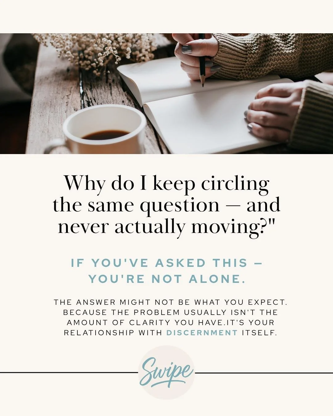 Most women who feel stuck in discernment aren't lacking faith. They're stuck in a loop that no one ever taught them how to exit.