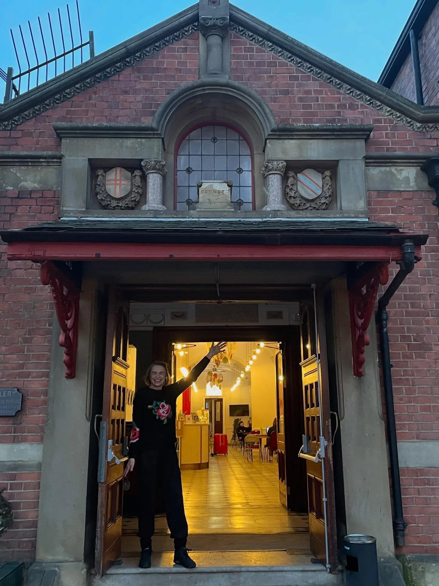 Zoe Parker Illustration standing outside Stanley Arts gallery.jpg