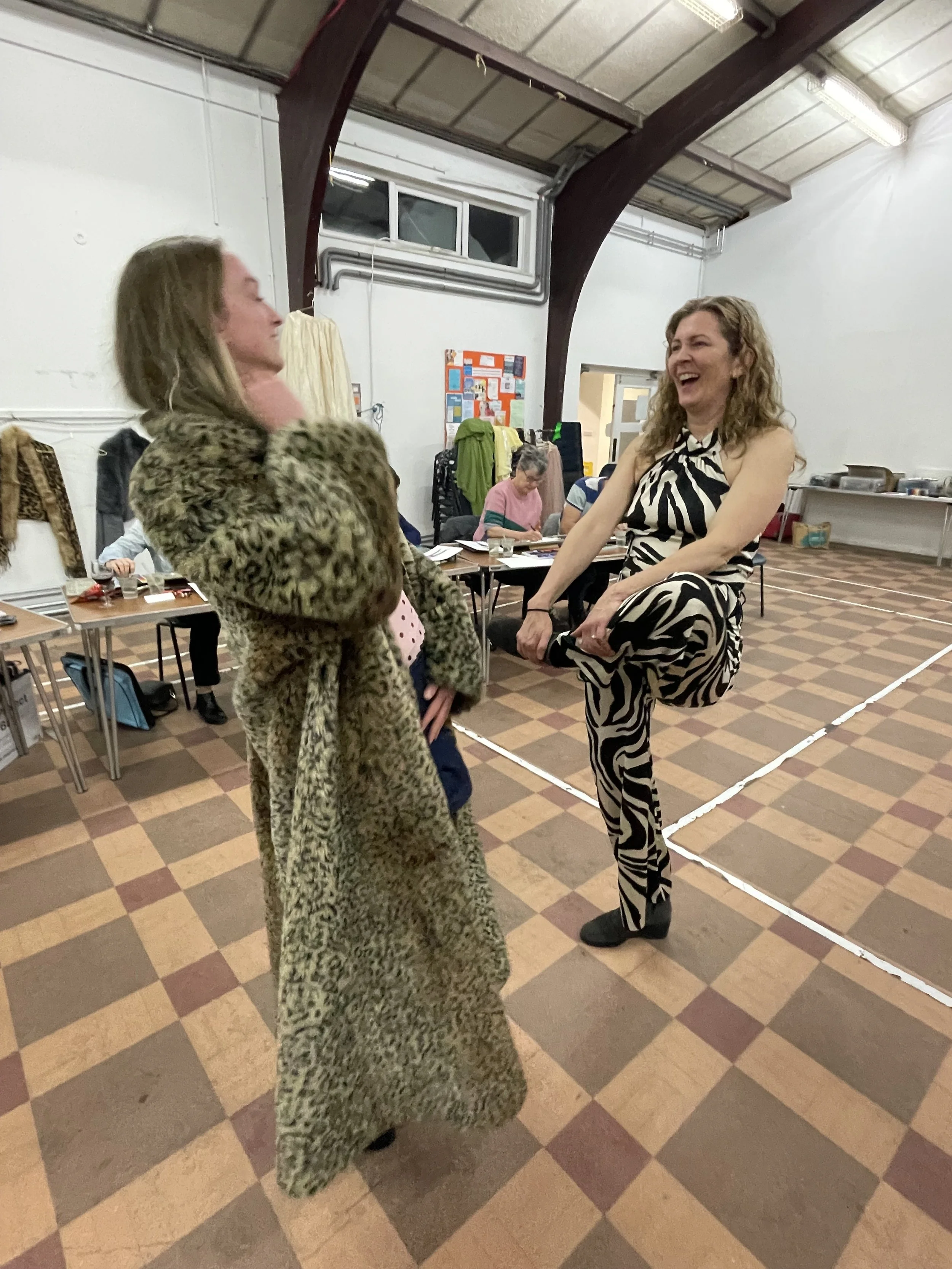 Having fun with different poses at Dress up and Draw.JPG