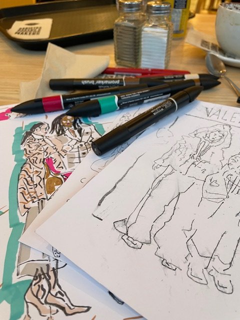 LFW Street drawing kit by Zoe Parker illustration.jpg