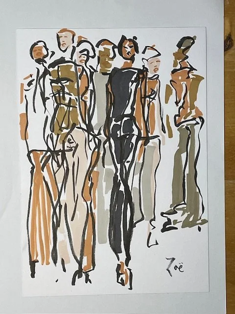 Caramel Rock models practice the runway ZPI.jpg