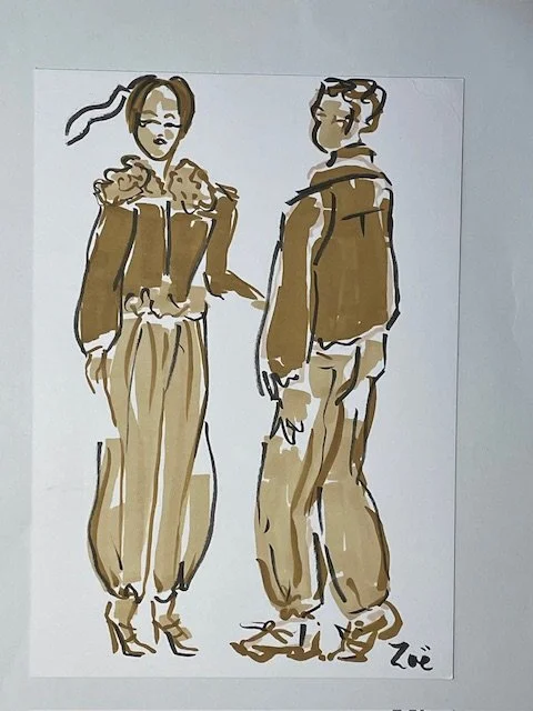 Caramel Rock male and female models practice brushpen sketch ZPI.jpg
