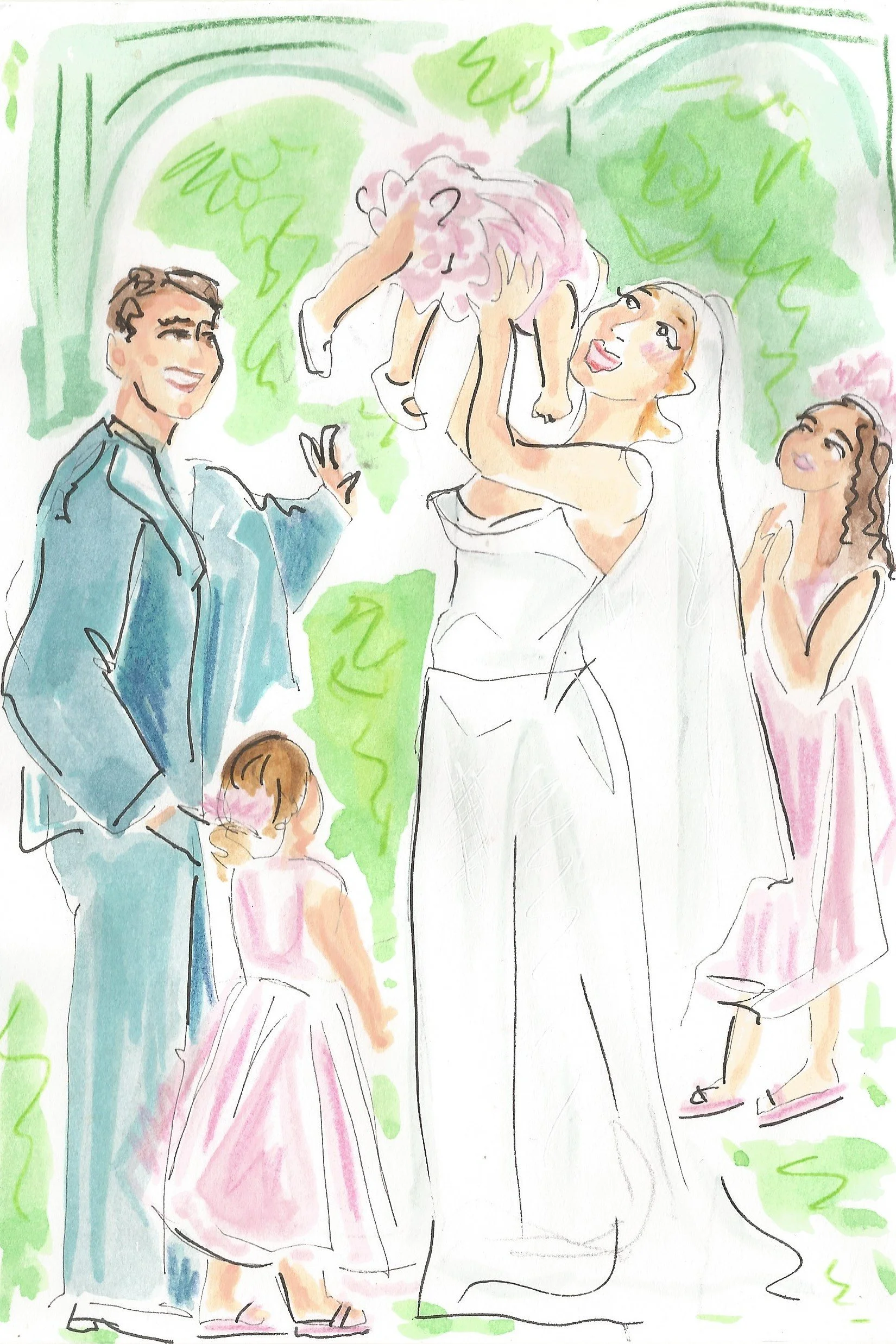 Why Choose Me as your Live Wedding Illustrator?
