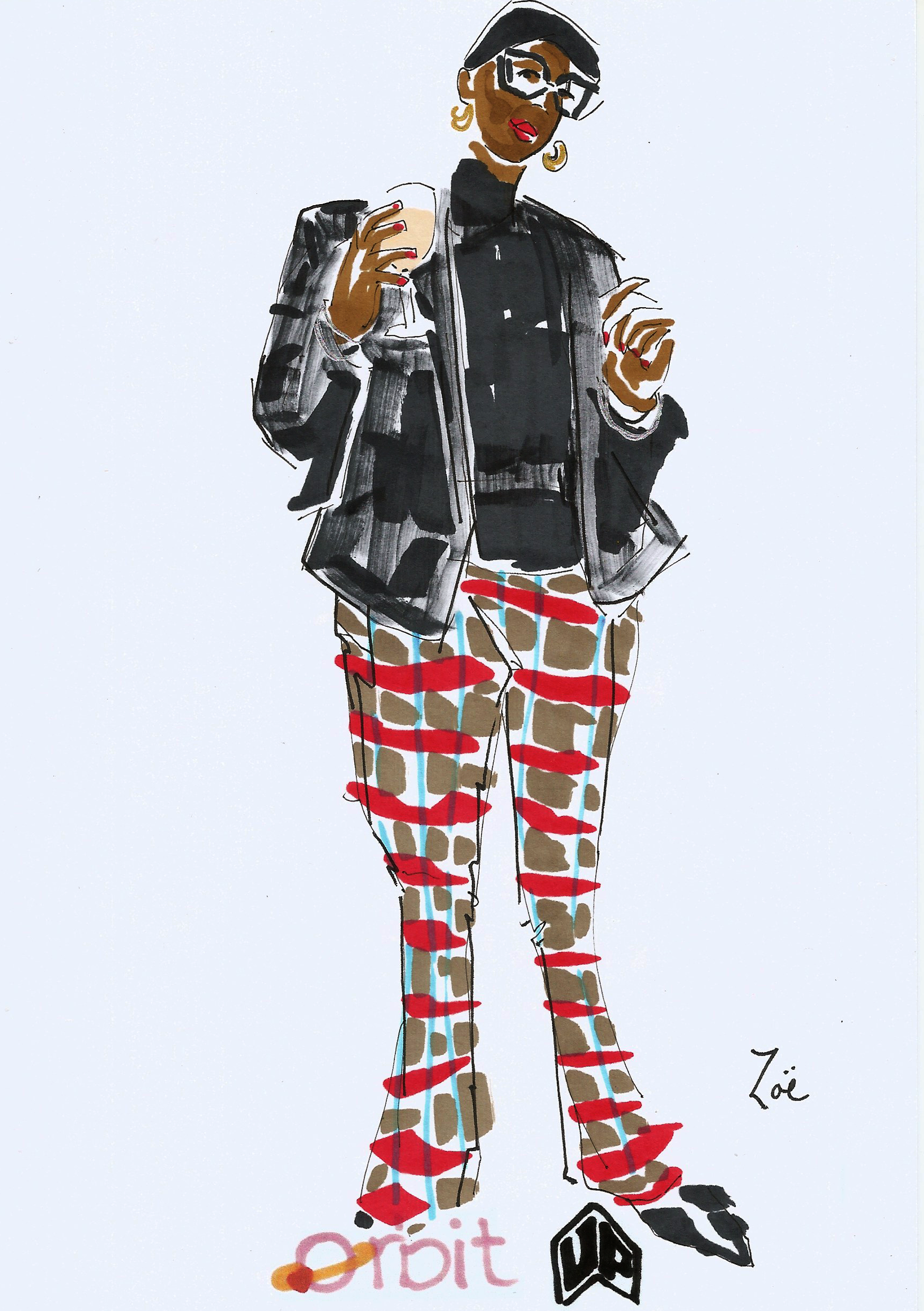 Valerie Up Orbit Celebration Live Illustration Zoe Parker Illustration.png