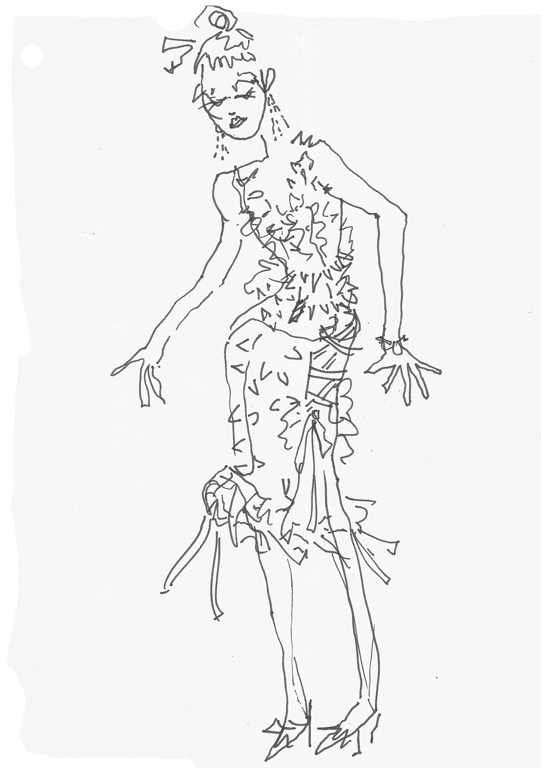 Karina Bond Live Illustration Zoe Parker Illustration Dancing model.png