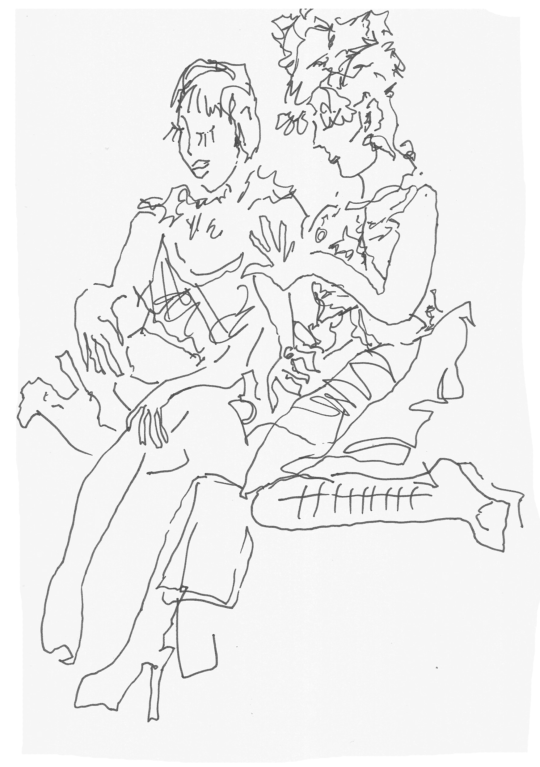 Karina Bond Live Illustration Zoe Parker two girls seated more details.png