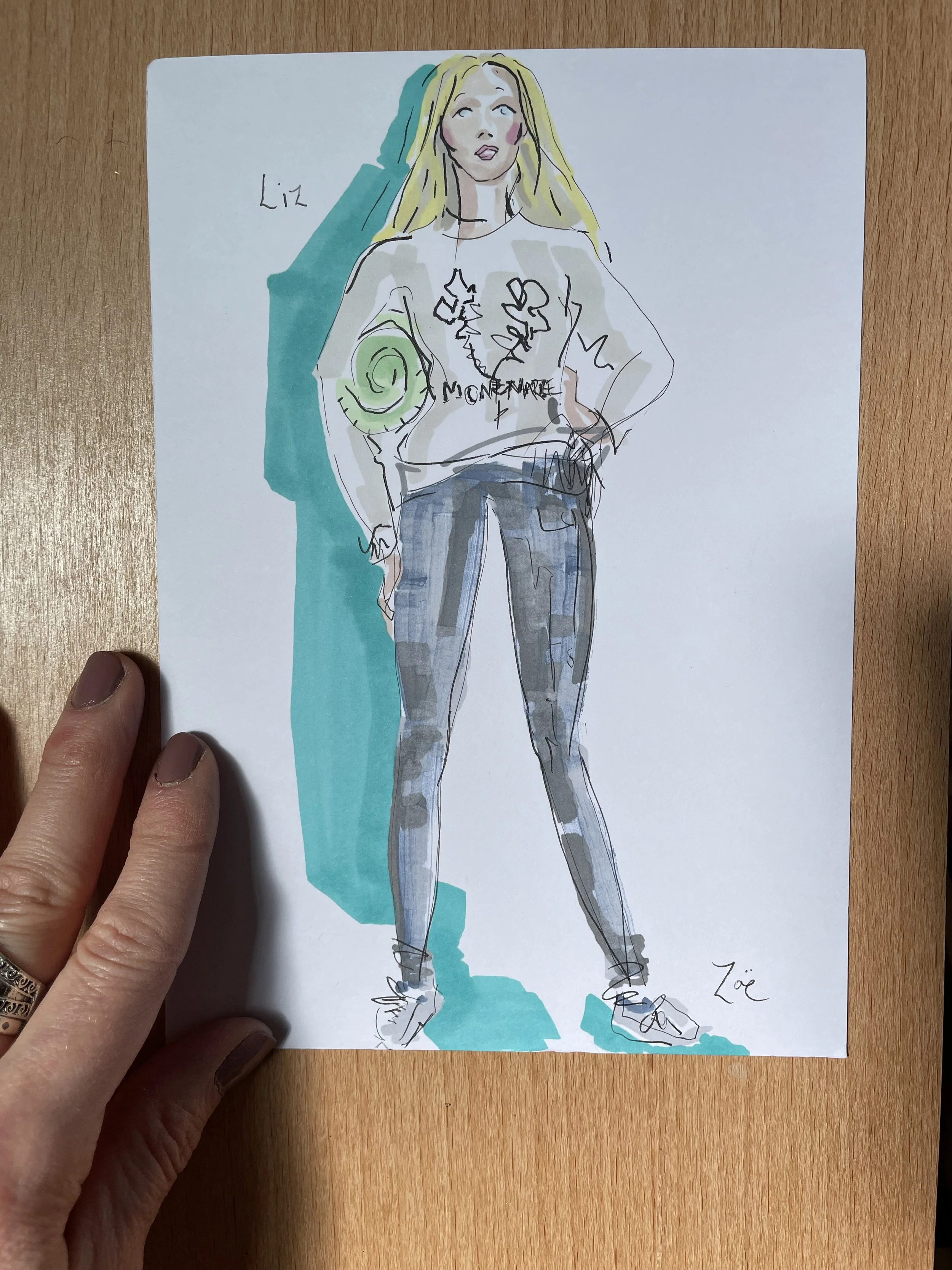 zoe parker illustration of woman with yoga mat.JPEG