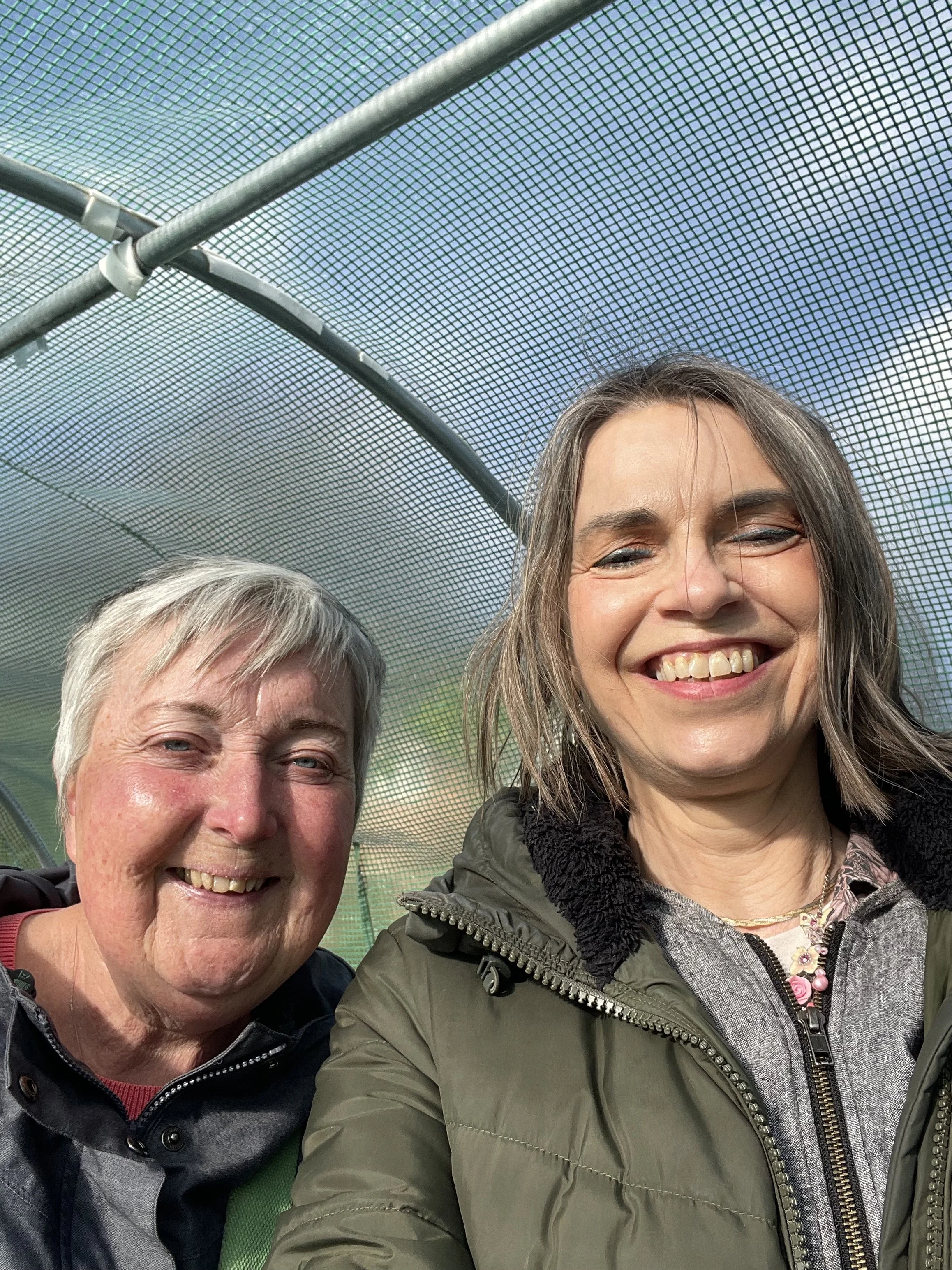 Zoe Parker Illustration and Diane at the allotment.JPEG