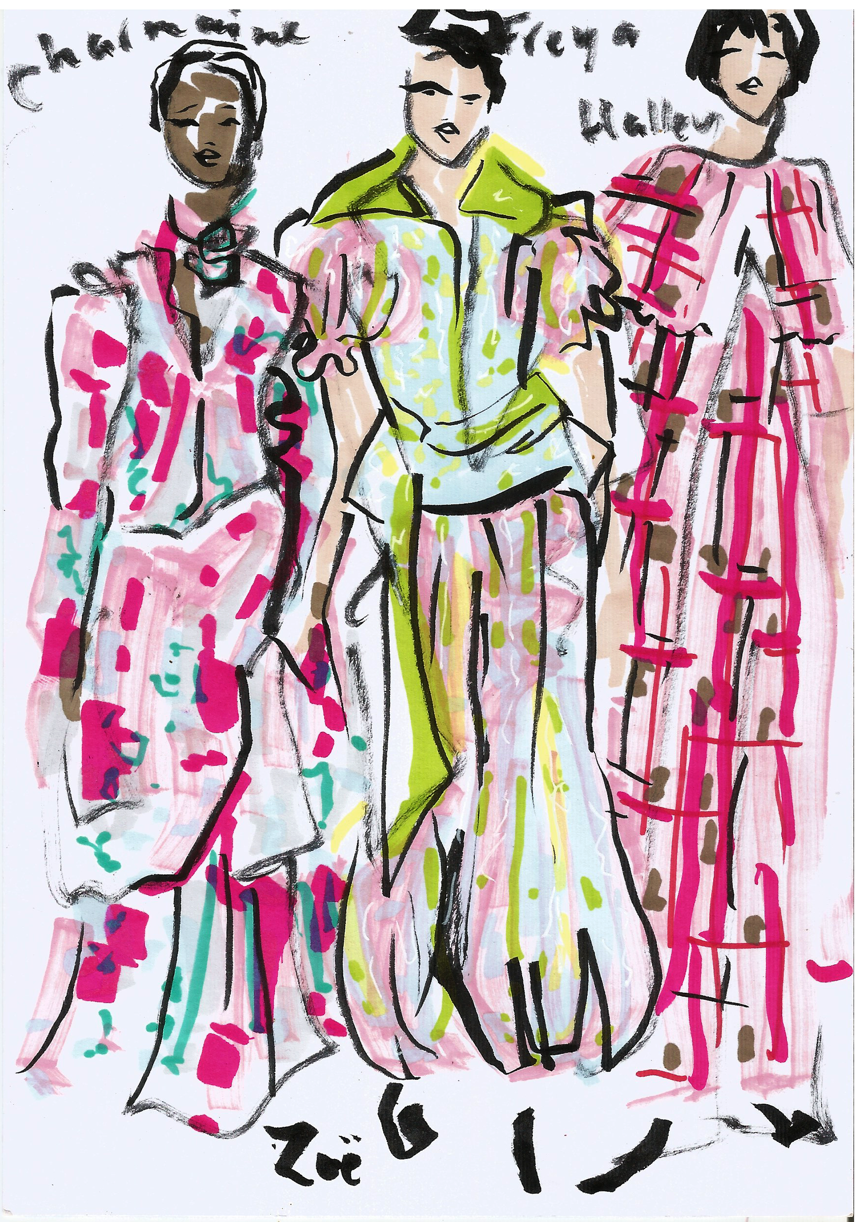 Graduate Fashion Week Liberty Charmaine, Freya, Halley Zoe Parker Illustration.jpg