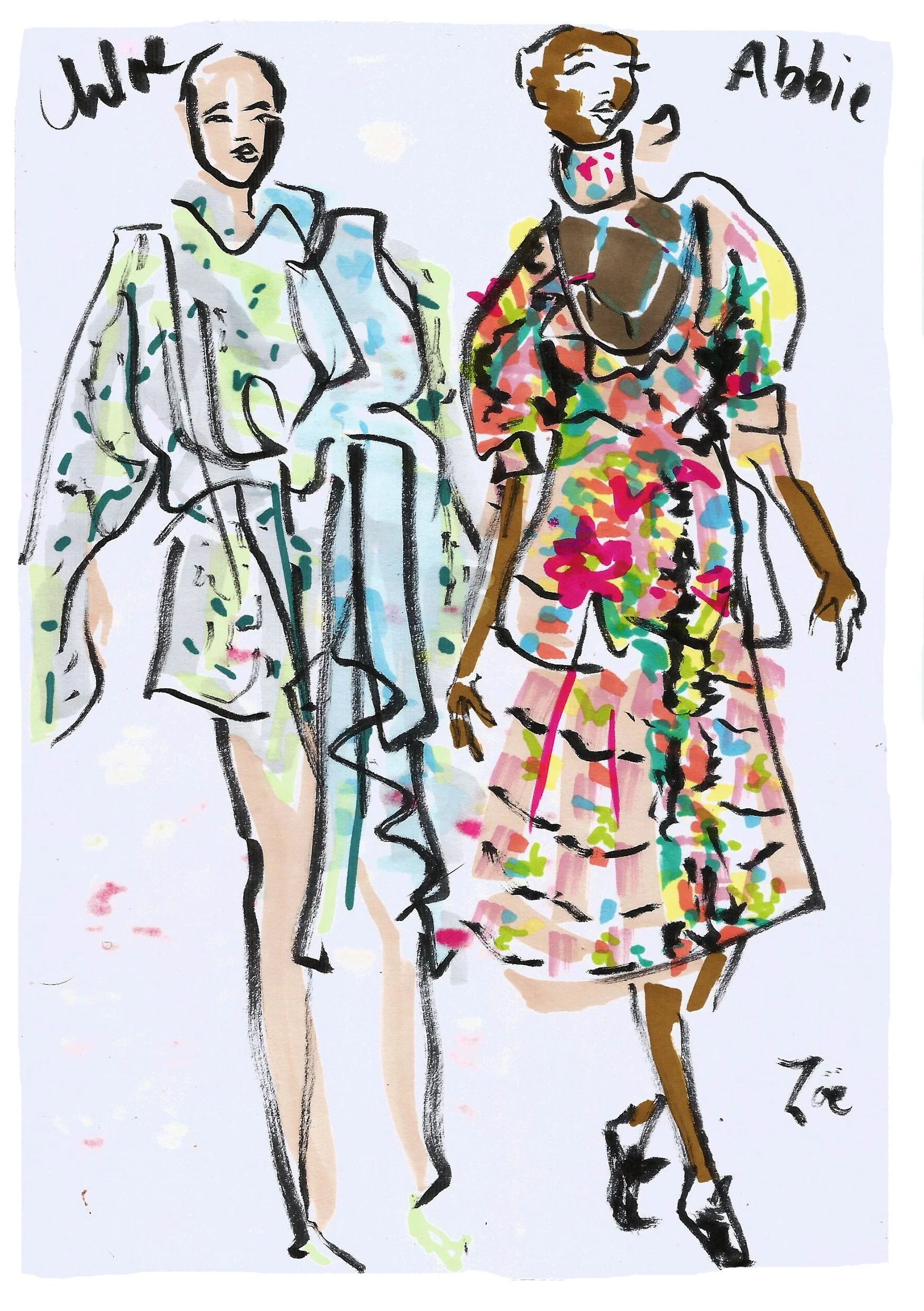 Graduate Fashion Week Liberty Chloe and Abbie for Liberty Zoe Parker Illustration.jpg