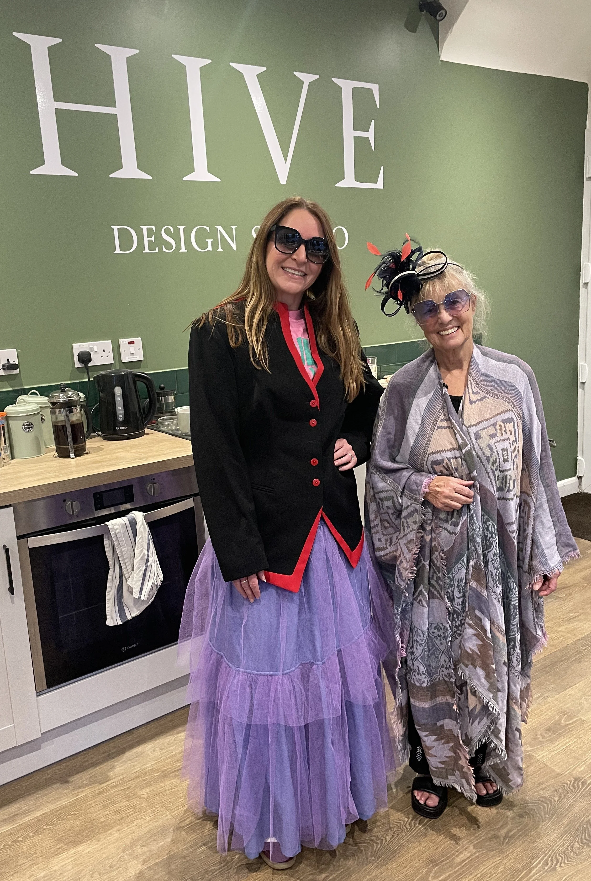 Beautiful models at Dress Up and Draw Hive Zoe Parker Illustration.JPEG