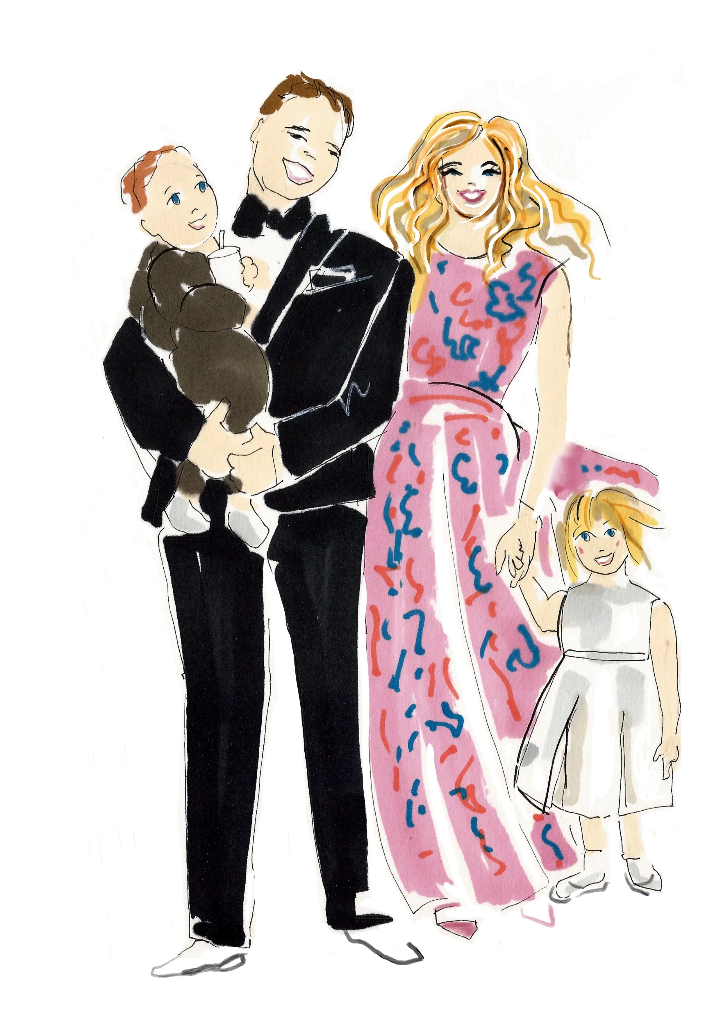 Family Group Wedding Guest Illustration.jpg