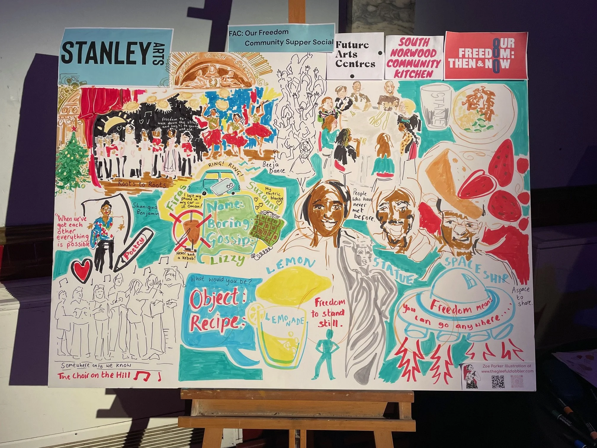 Live Illustration, completed after 3 hours!