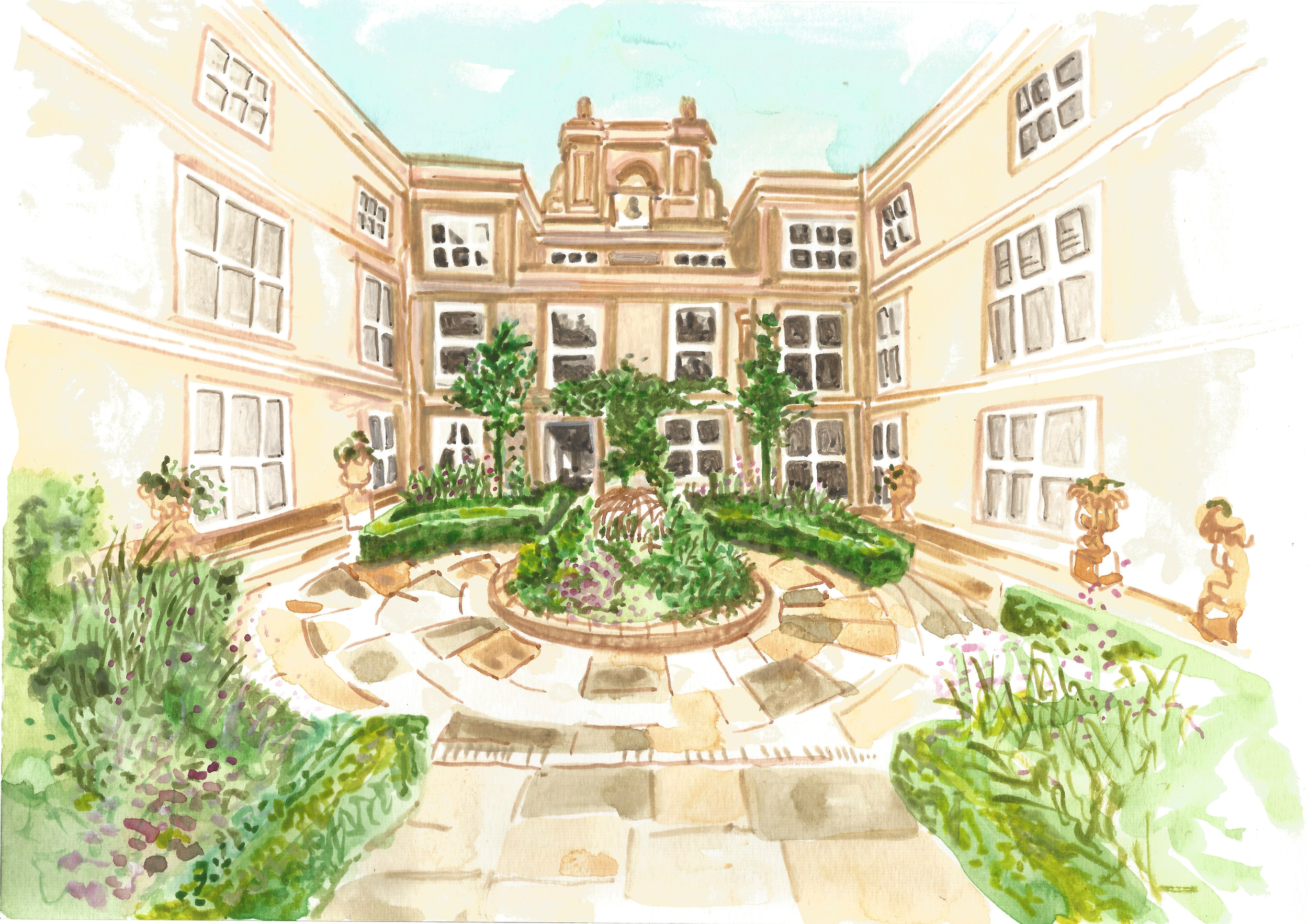 Morden-Hall-wedding-venue-exterior-watercolour-illustration.png