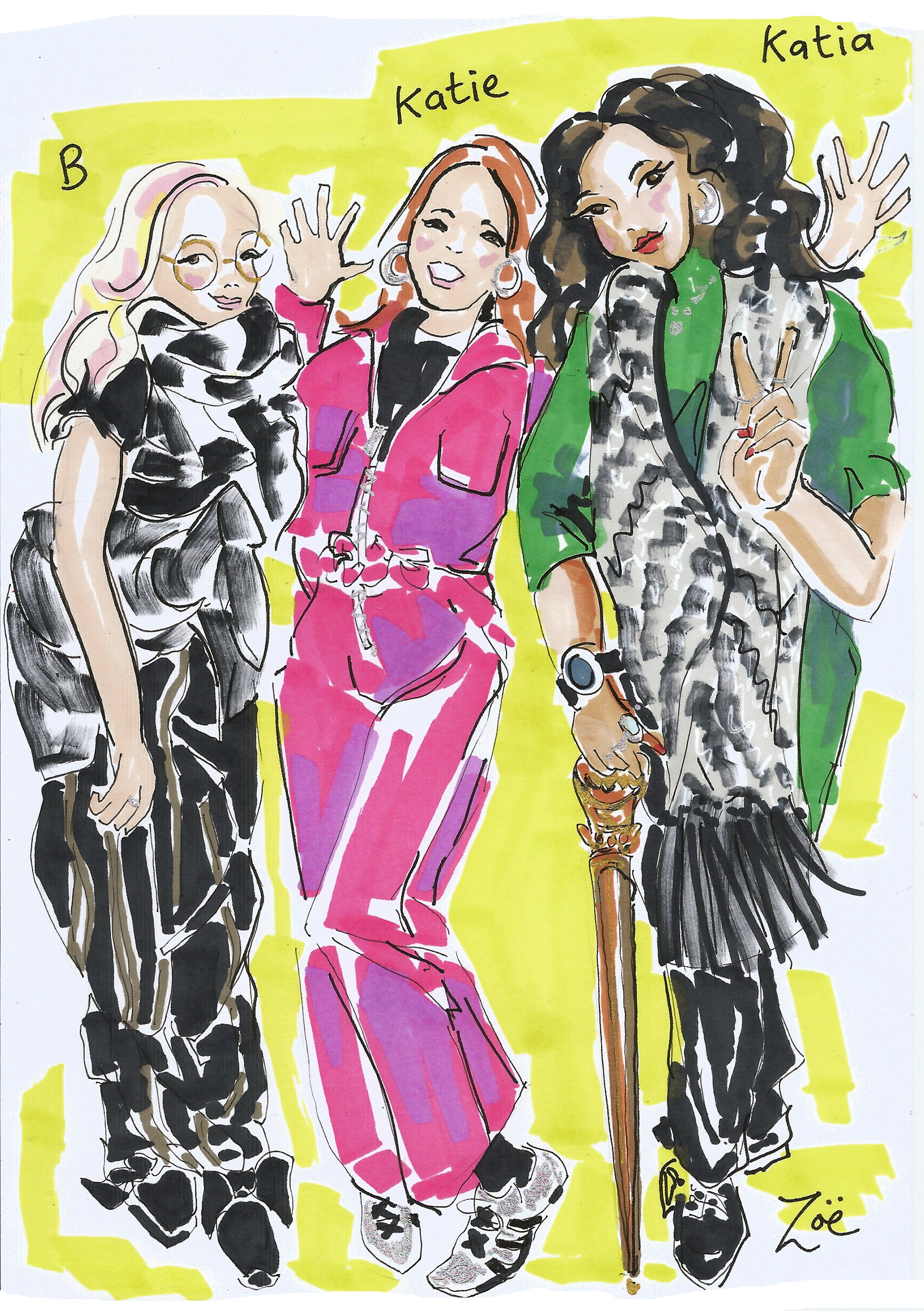 Croydon-Make-Create-illustration-people fashion illustration drawn by Zoe Parker Illustration.png