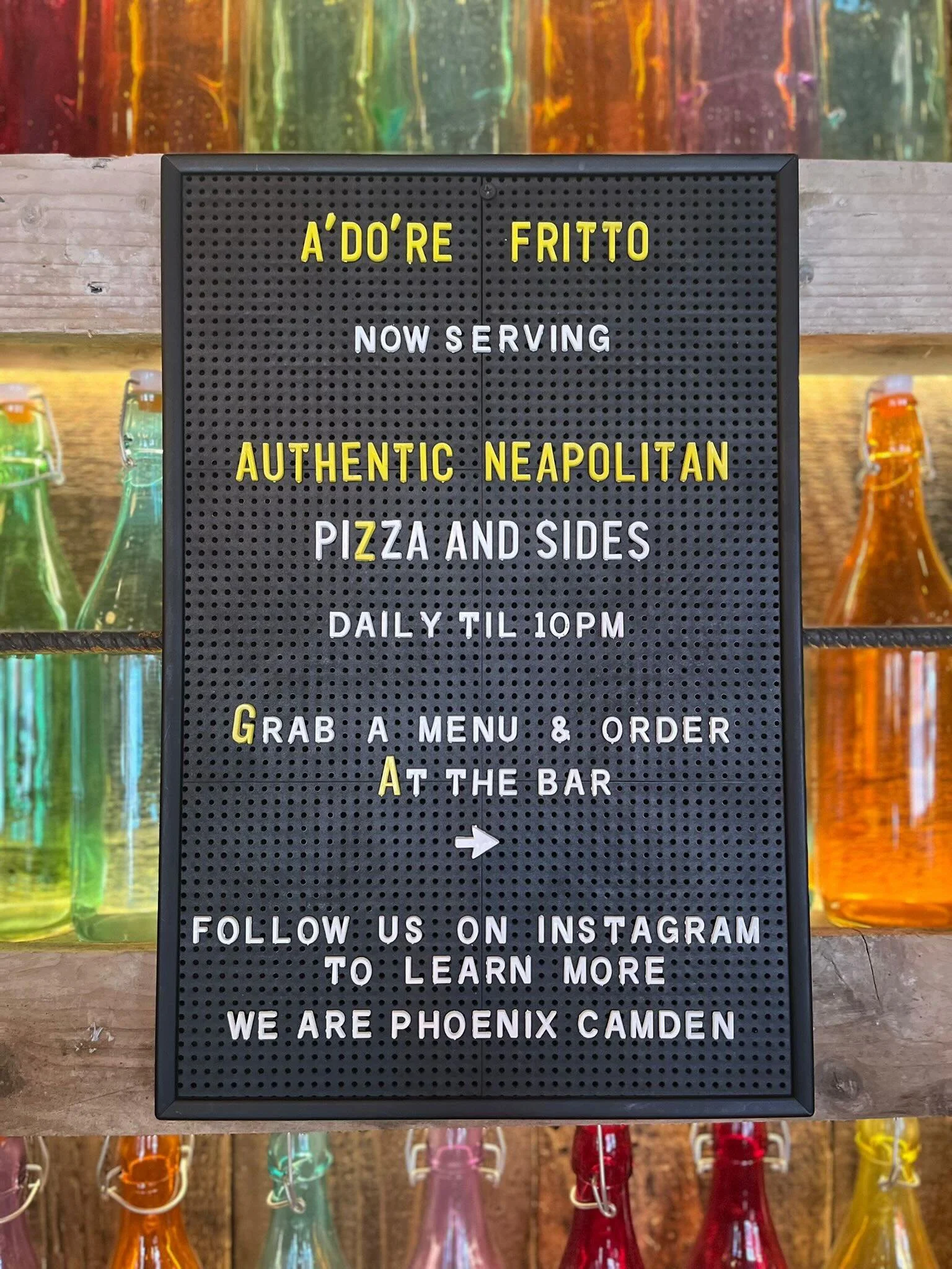The wait is over! 

We&rsquo;ve upgraded from crisps behind the bar&hellip;

A&rsquo;Do&rsquo;Re Fritto is now in the kitchen, serving authentic Neapolitan pizzas and sides! 🍕

Serving food daily until 10pm 🕙