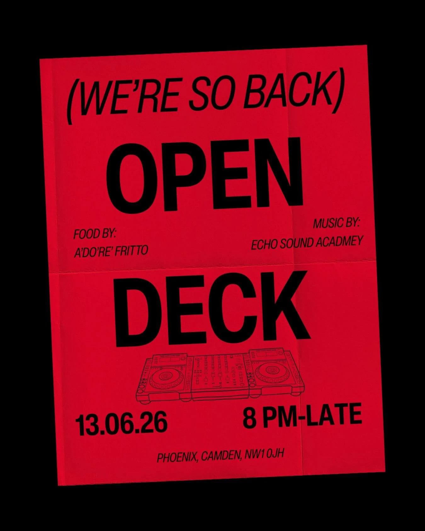 This Saturday the decks are yours! 🎧

Not saying your Spotify playlist is better than everyone else&rsquo;s&hellip; but this is your chance to prove it! 

Cash prize to be won! Head over to @echosoundacademy to see how they judge the winners 🤑

Sig