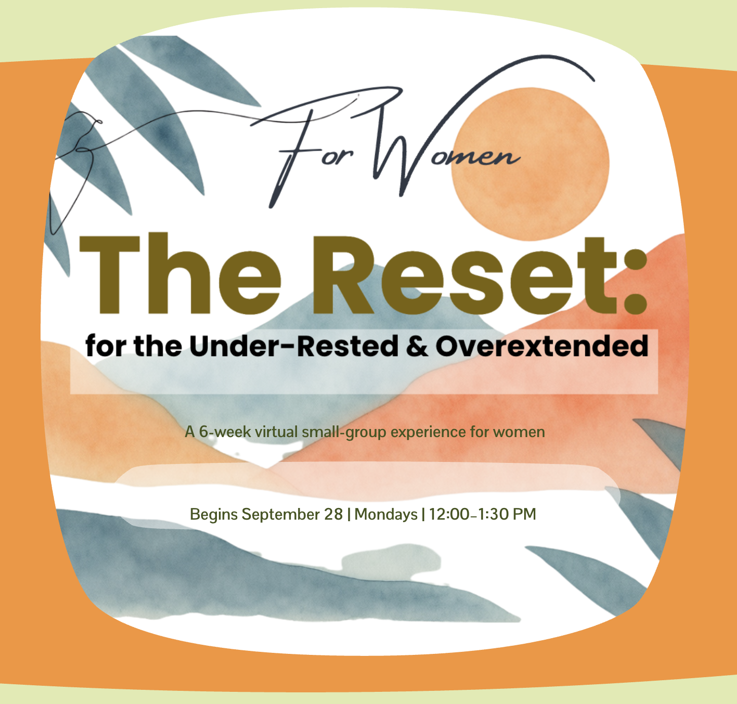 The Reset: For the Under-Rested & Overextended