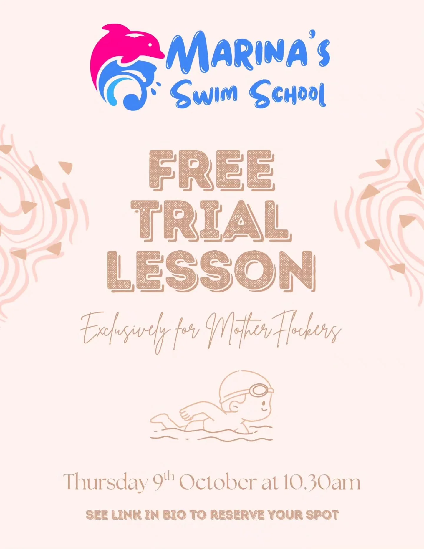 Exciting news Motherflockers! 🤗

If you&rsquo;ve ever tried to get your baby into swim lessons in Vancouver&hellip; you know it&rsquo;s basically like winning the lottery. 🏊&zwj;♀️😅

That's why we're so excited to team up with Marina&rsquo;s Swim 