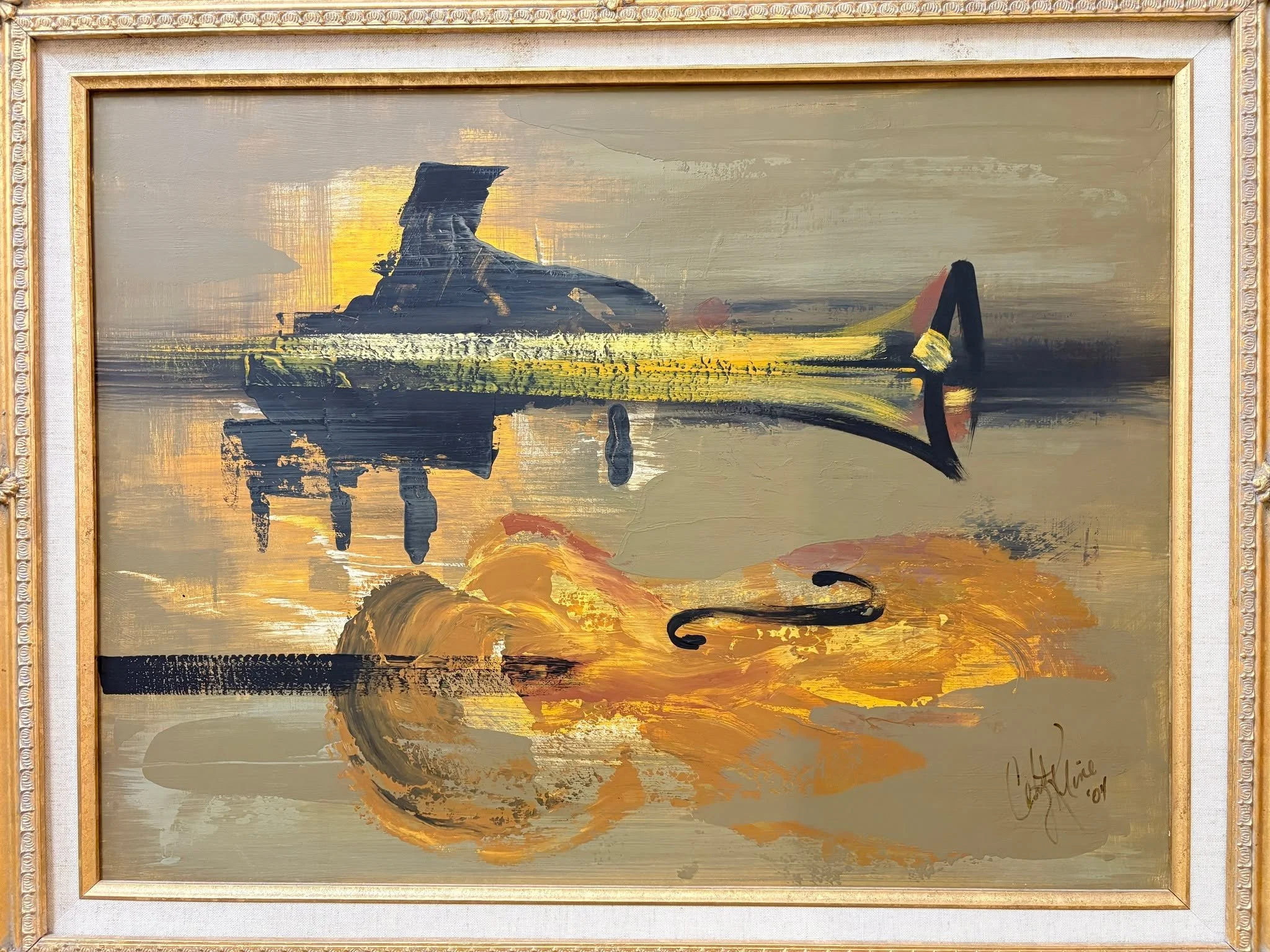 This gorgeous pice by Cathy Kline is featured in The Fusion. 
Cathy is also one of the women featured in our current artist showcase - 4 Seasons 4 Women. Visit before January 10 to experience their talent in person!

#cathykline  #cathyklineart #thef