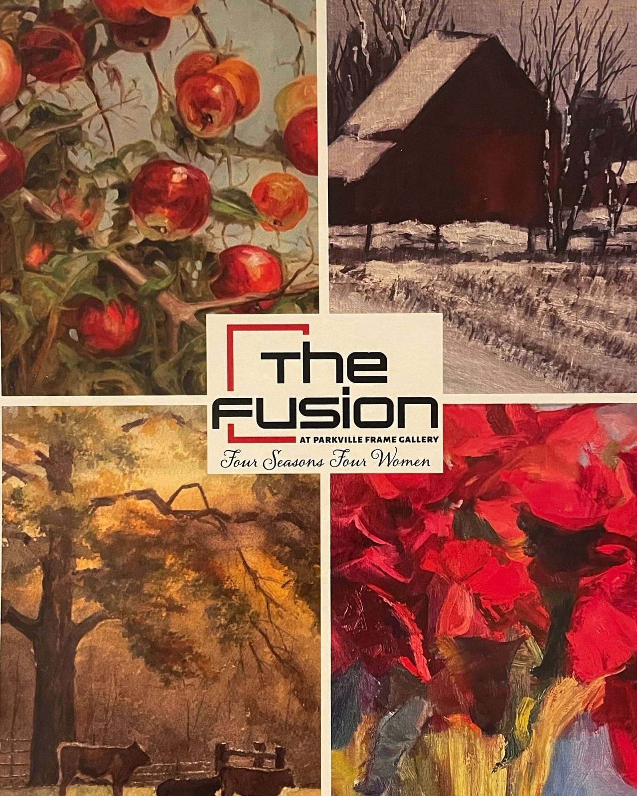 If you had a busy holiday season and didn't have a chance to see our current Artist Show, GOOD NEWS! 
Four Seasons Four Women has been extended through the end of January. 
Come visit during our regular store hours. This heartwarming walkthrough expe