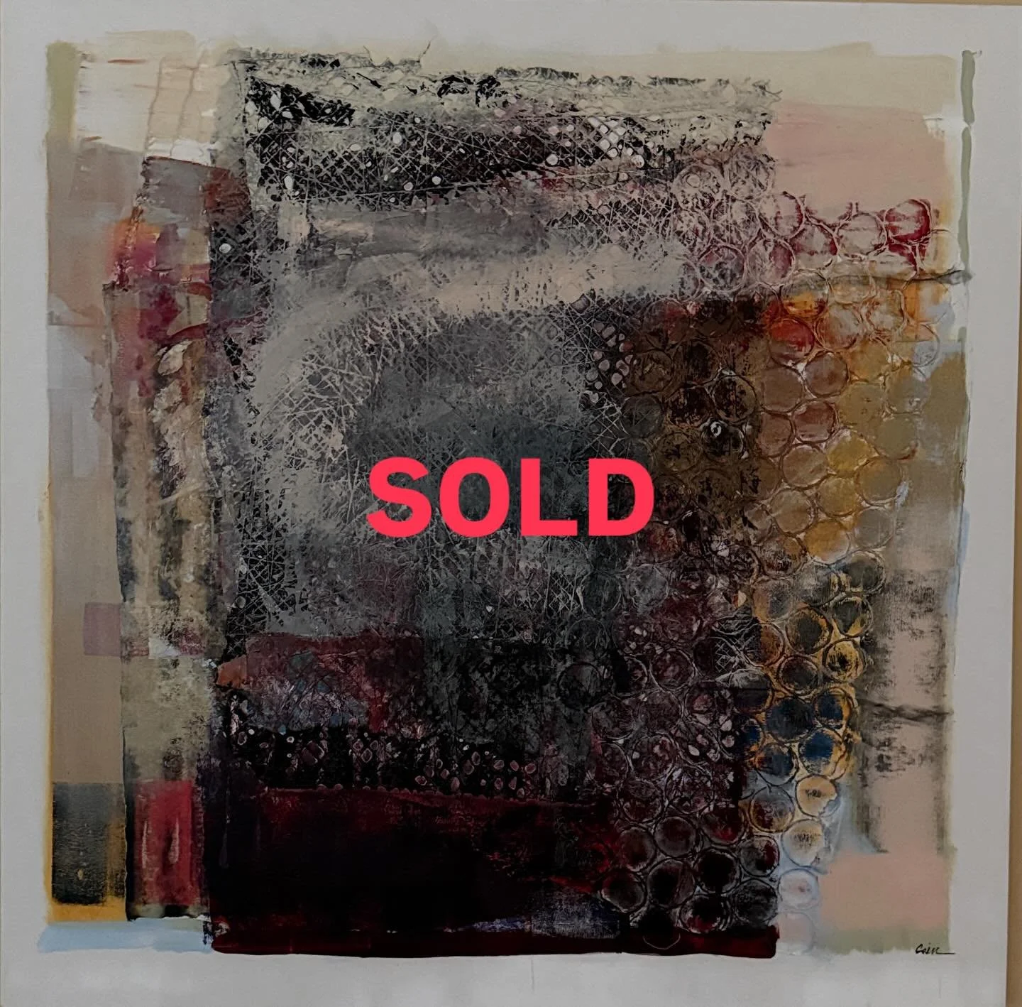 Congratulations to Pat Cain on the sale of &ldquo;Resurgence&rdquo;.
It&rsquo;s going to be a great year for art the Fusion at Parkville Frame gallery!