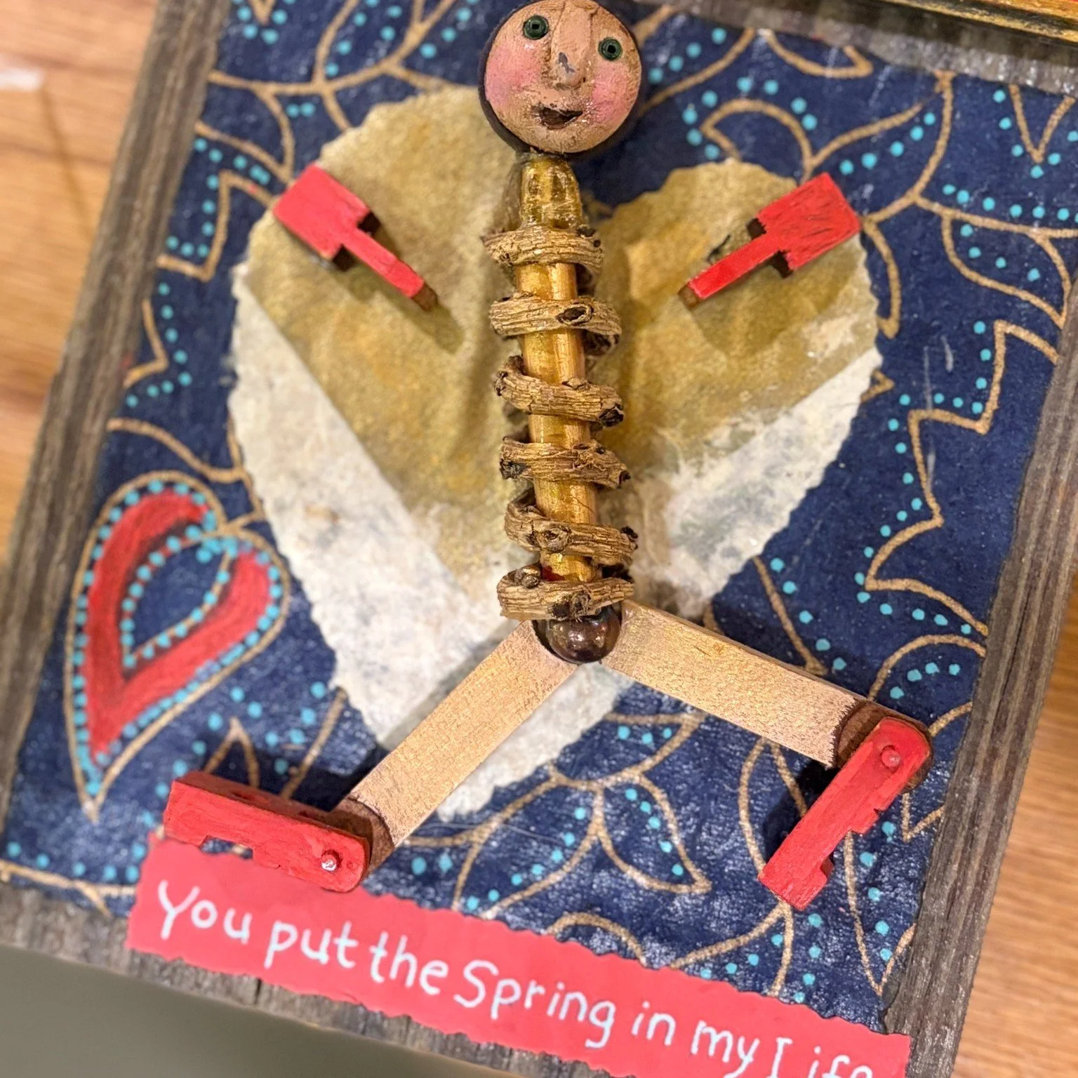 These cute and clever creations by Mary Pat Corder are a perfect way  to show someone you love them. &hearts;

#thefusionatparkvilleframegallery #marypatcorder