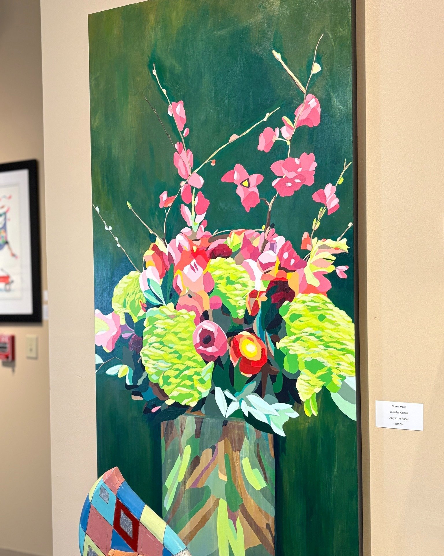 This gorgeous piece by Jennifer Kalous is turning heads. Come in to see it for yourself before it sells!