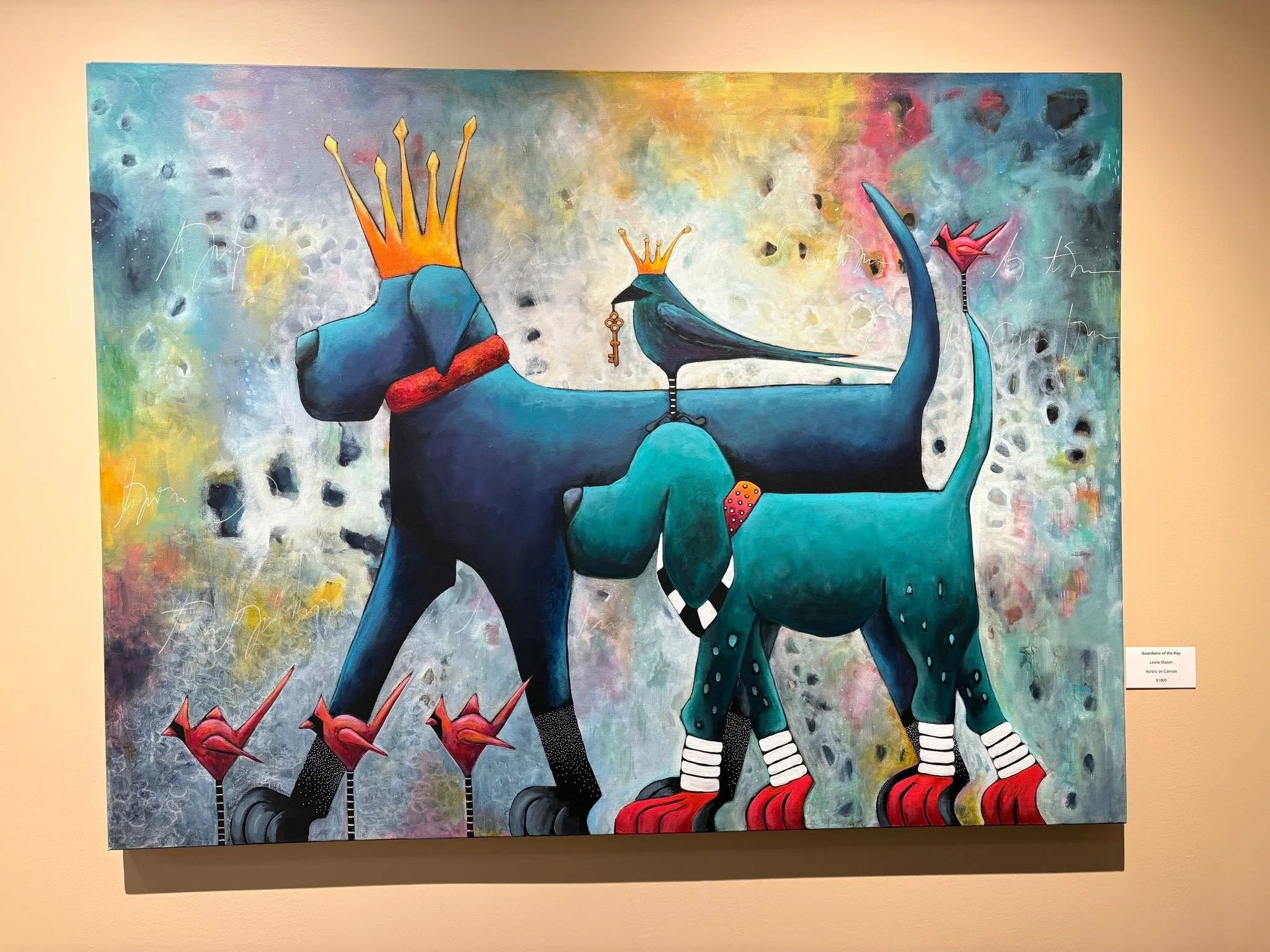 Leslie Mason's piece shows her talent for making the ordinary extraordinary. Come in and see this work and many others for yourself!

#lesliemasson