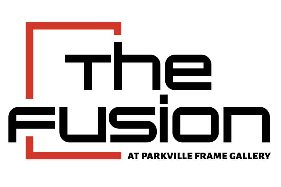 A stylized black and red campus map of Kansas State University with an arrow pointing to the right.